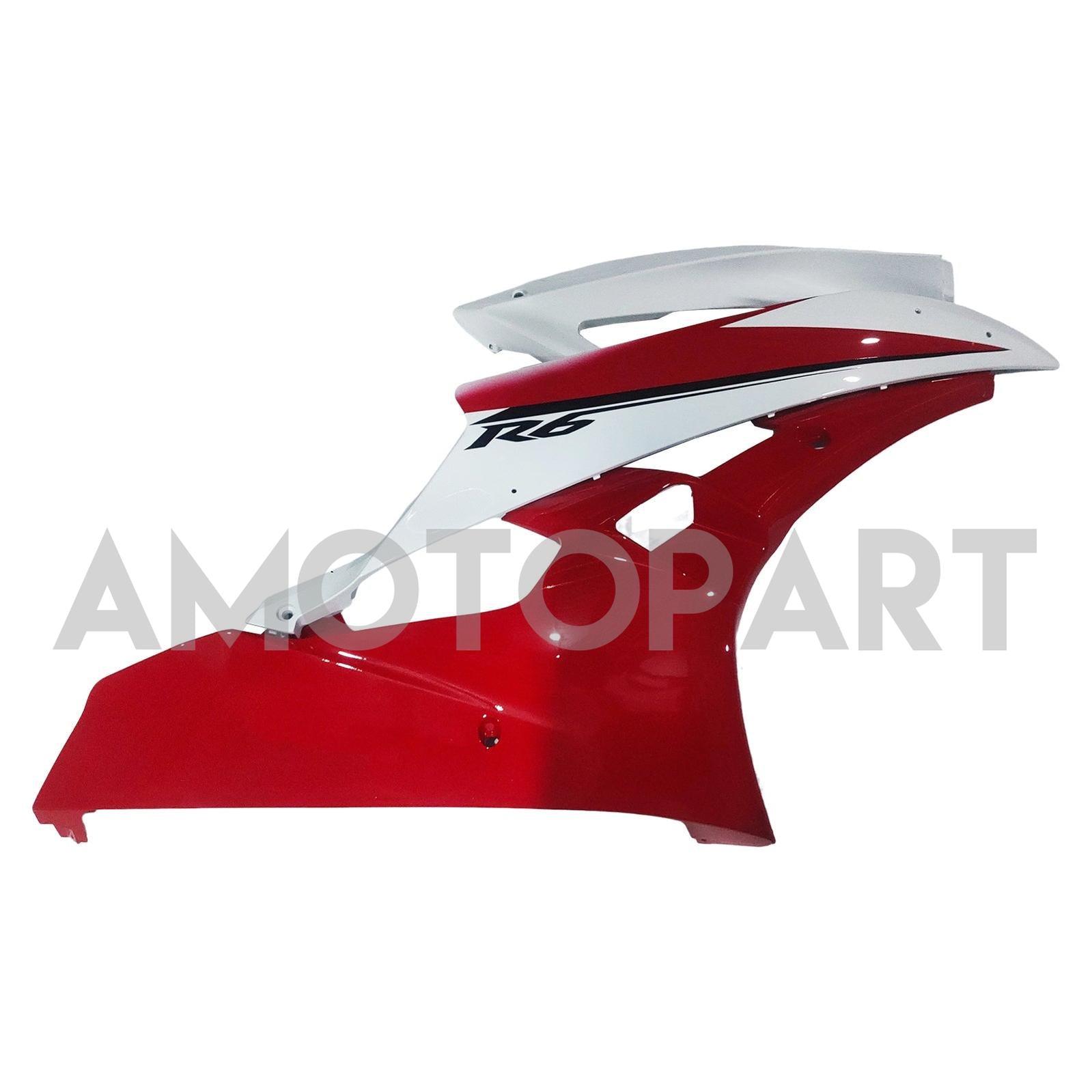 AMOTOPART FAKINGS YAMAHA YZF-R6 2006-2007 Verkleidung weiß rote Michelin-Verkleidung Kit