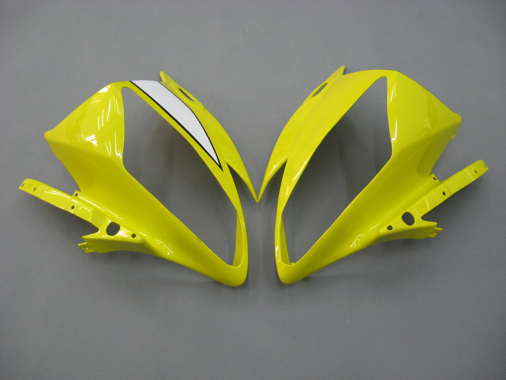 Carenados Amotopart Yamaha YZF-R6 2006-2007 Carenado Amarillo Blanco Negro R6 Racing Kit de carenado