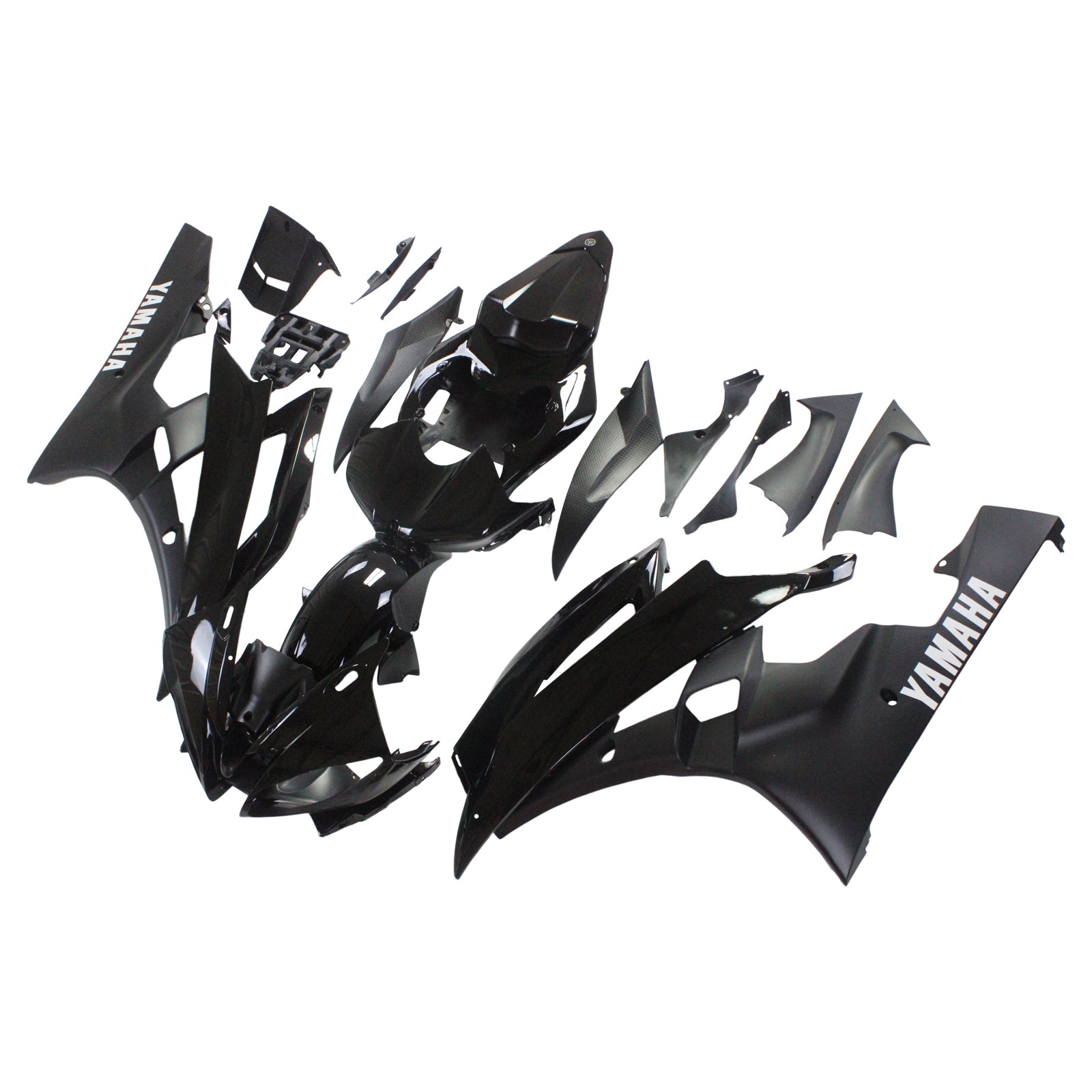 Amotopart Fairings Yamaha YZF-R6 2006-2007 Fairing Contrast Black Fairing Kit