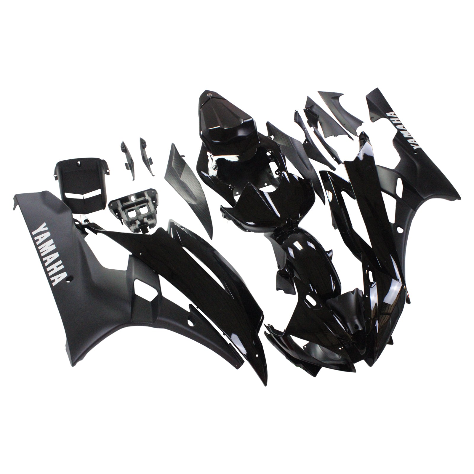 Amotopart Fairings Yamaha YZF-R6 2006-2007 Fairing Contrast Black Fairing Kit