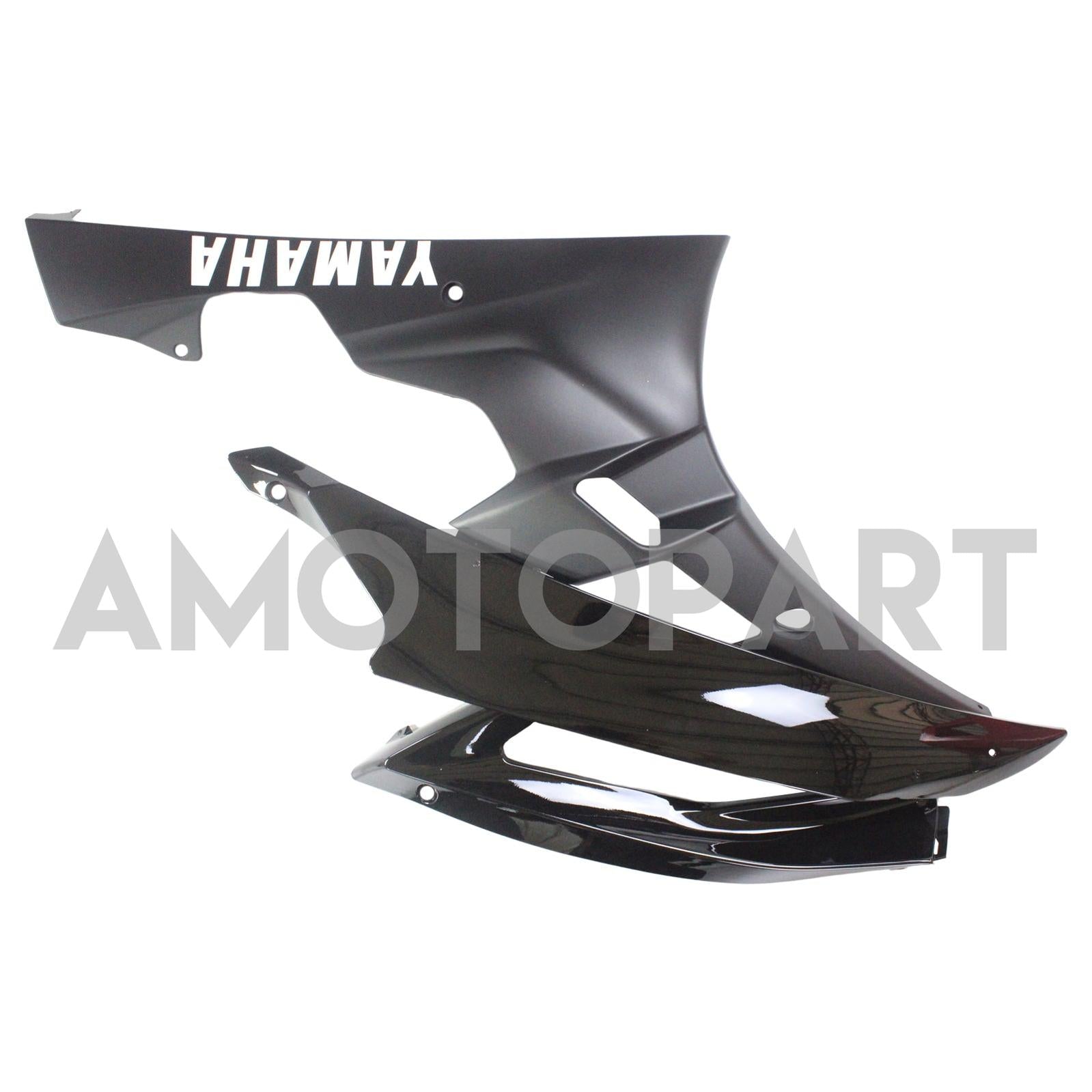 Amotopart fairings Yamaha YZF-R6 2006-2007 Fairing Contrast Black Fairing Kit