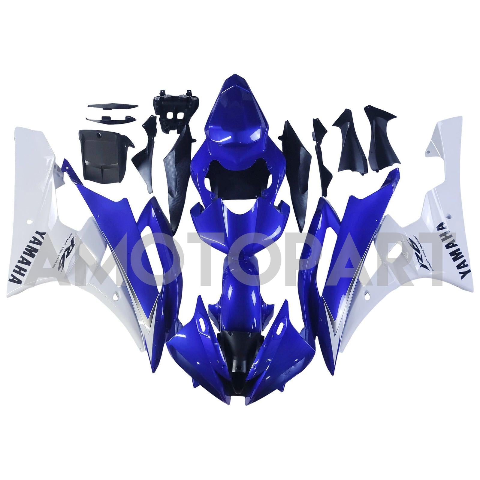 Amotopart Fairings Yamaha YZF-R6 2006-2007 Fairing Blue & White Fairing Kit
