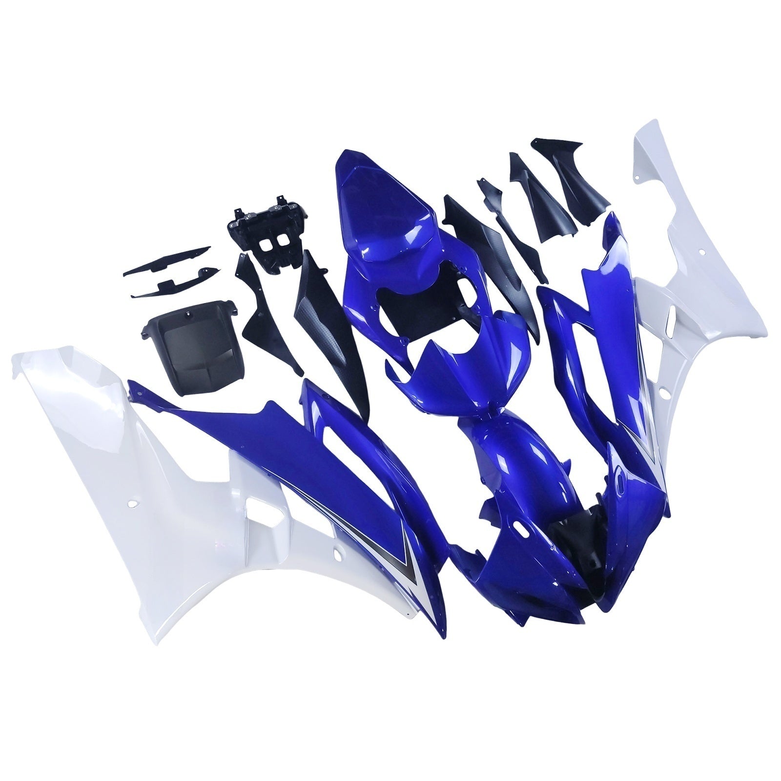 Amotopart Fairings Yamaha YZF-R6 2006-2007 Fairing Blue & White Fairing Kit