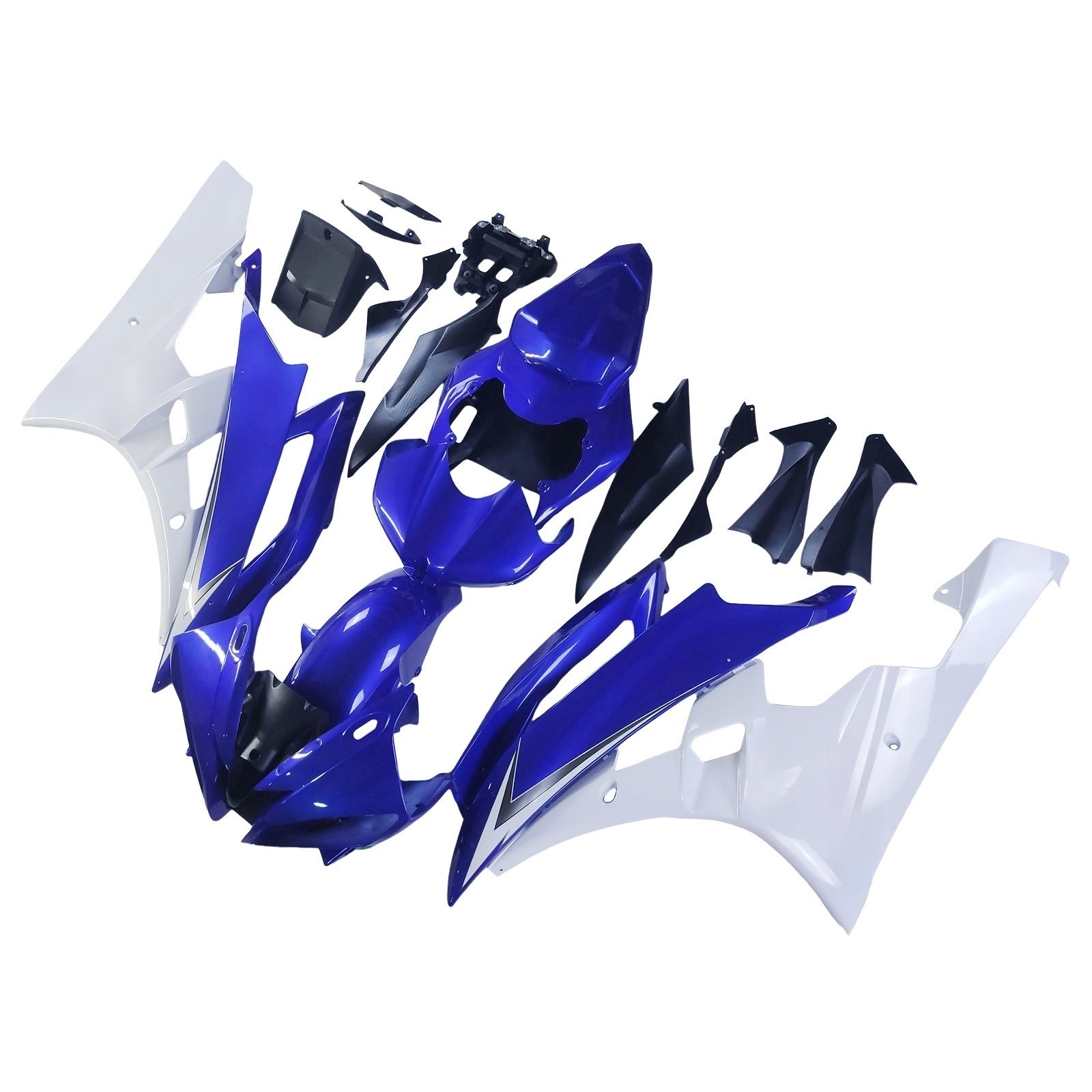 Amotopart Fairings Yamaha YZF-R6 2006-2007 Fairing Blue & White Fairing Kit