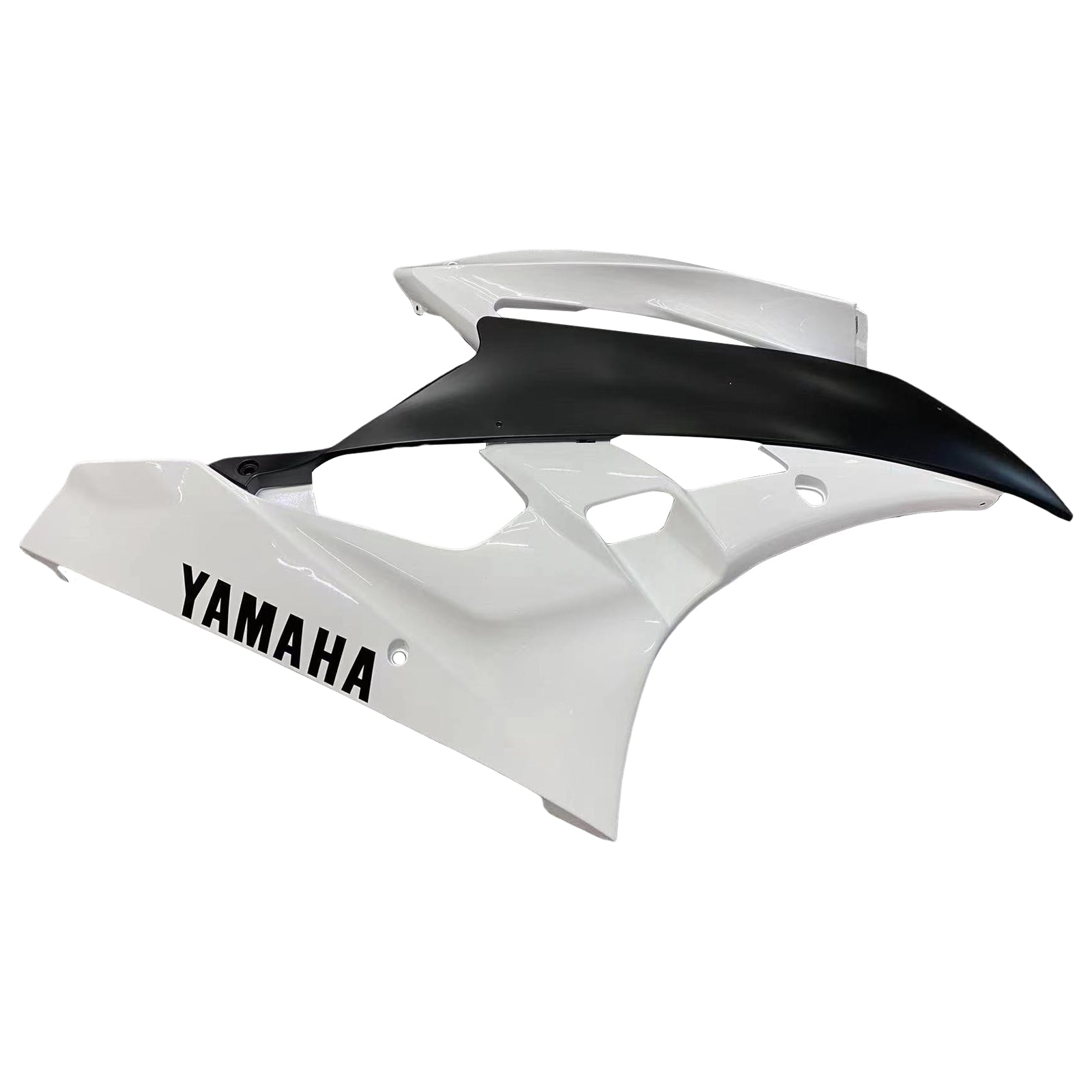 Amotopart Verkleidungen Yamaha YZF-R6 2006-2007 Verkleidung Weiß Schwarz Verkleidungsset
