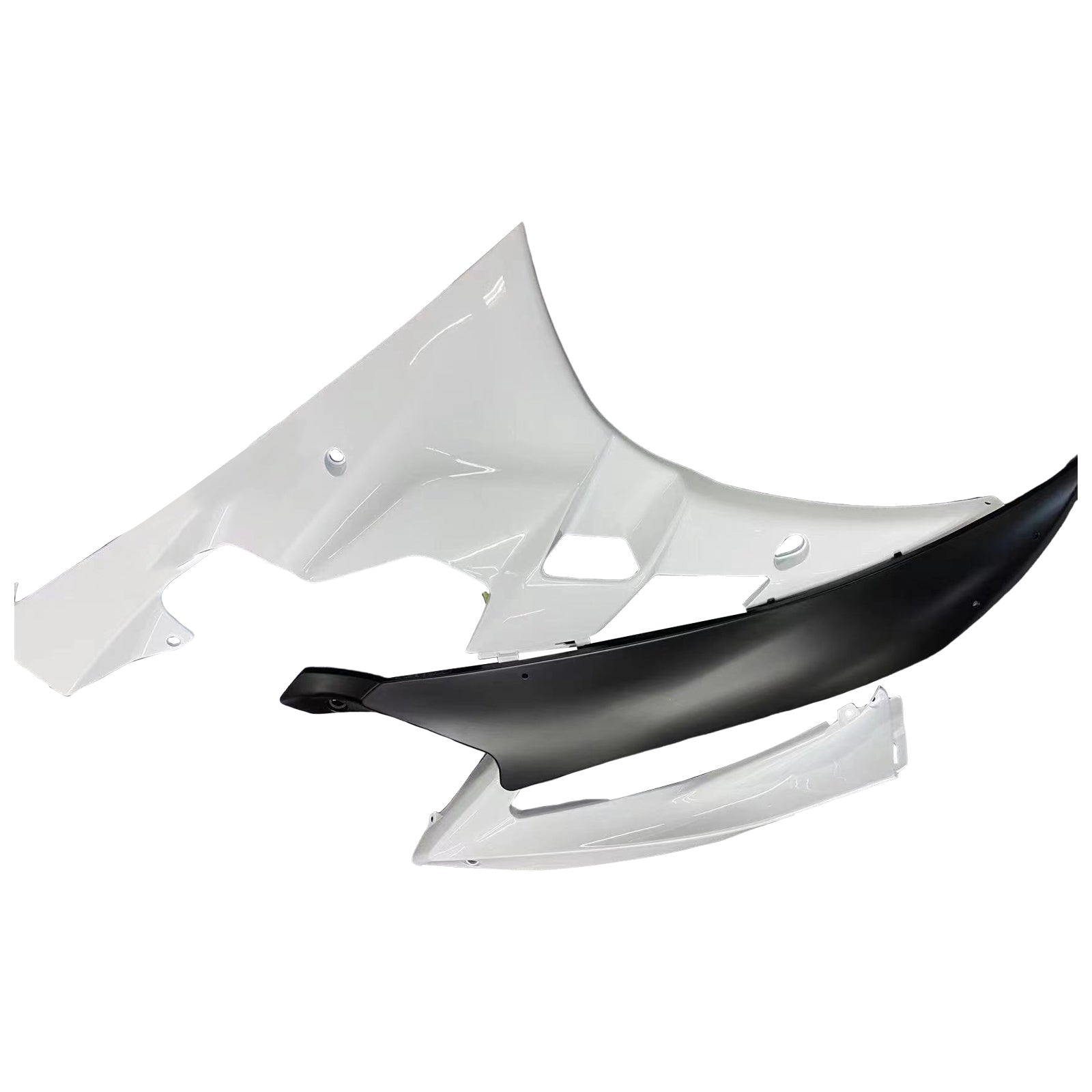 AMOTOPART-kuipen Yamaha YZF-R6 2006-2007 Fairing White Black Fairing Kit
