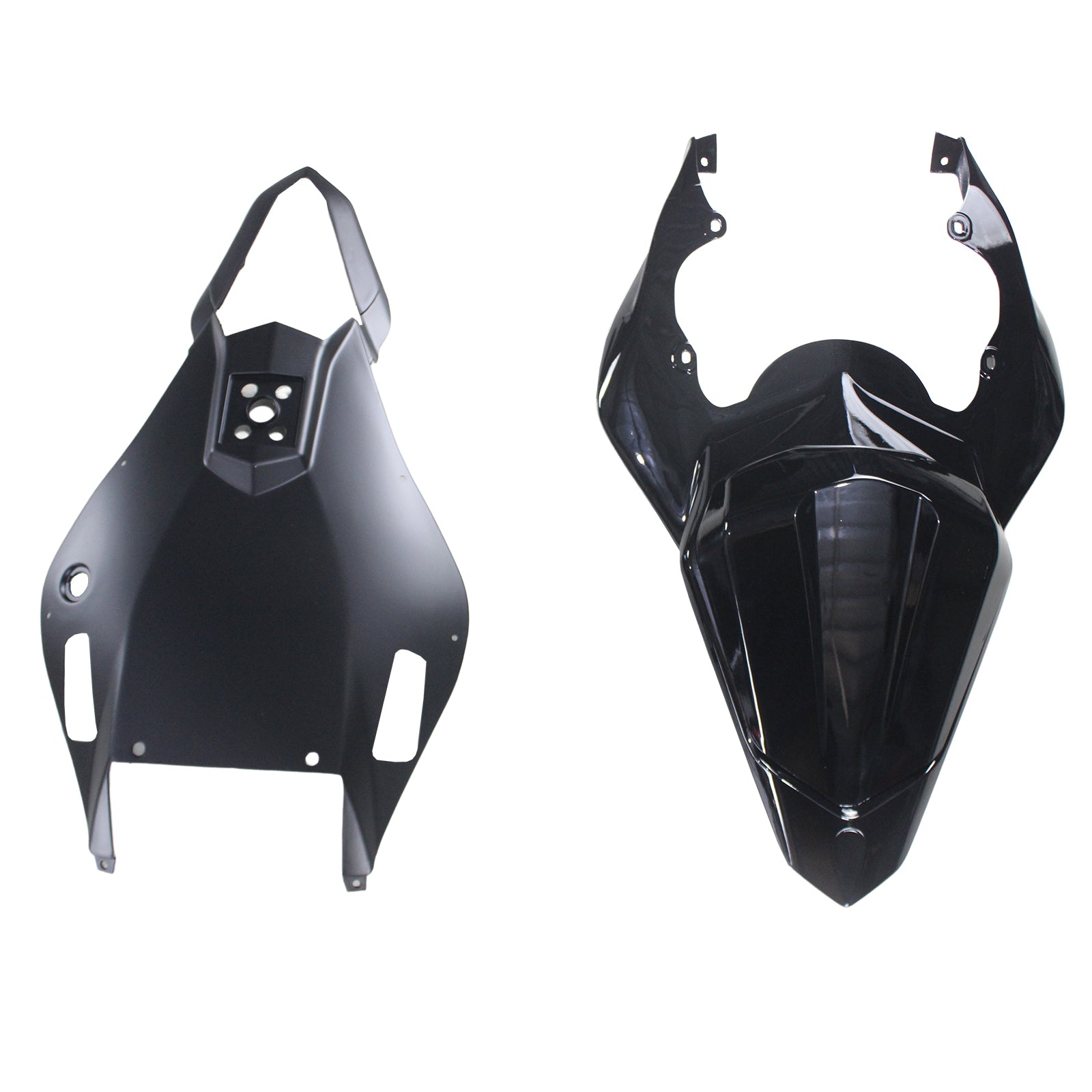 Amotopart Yamaha 2006–2007 YZF 600 R6 komplett schwarzes Verkleidungsset