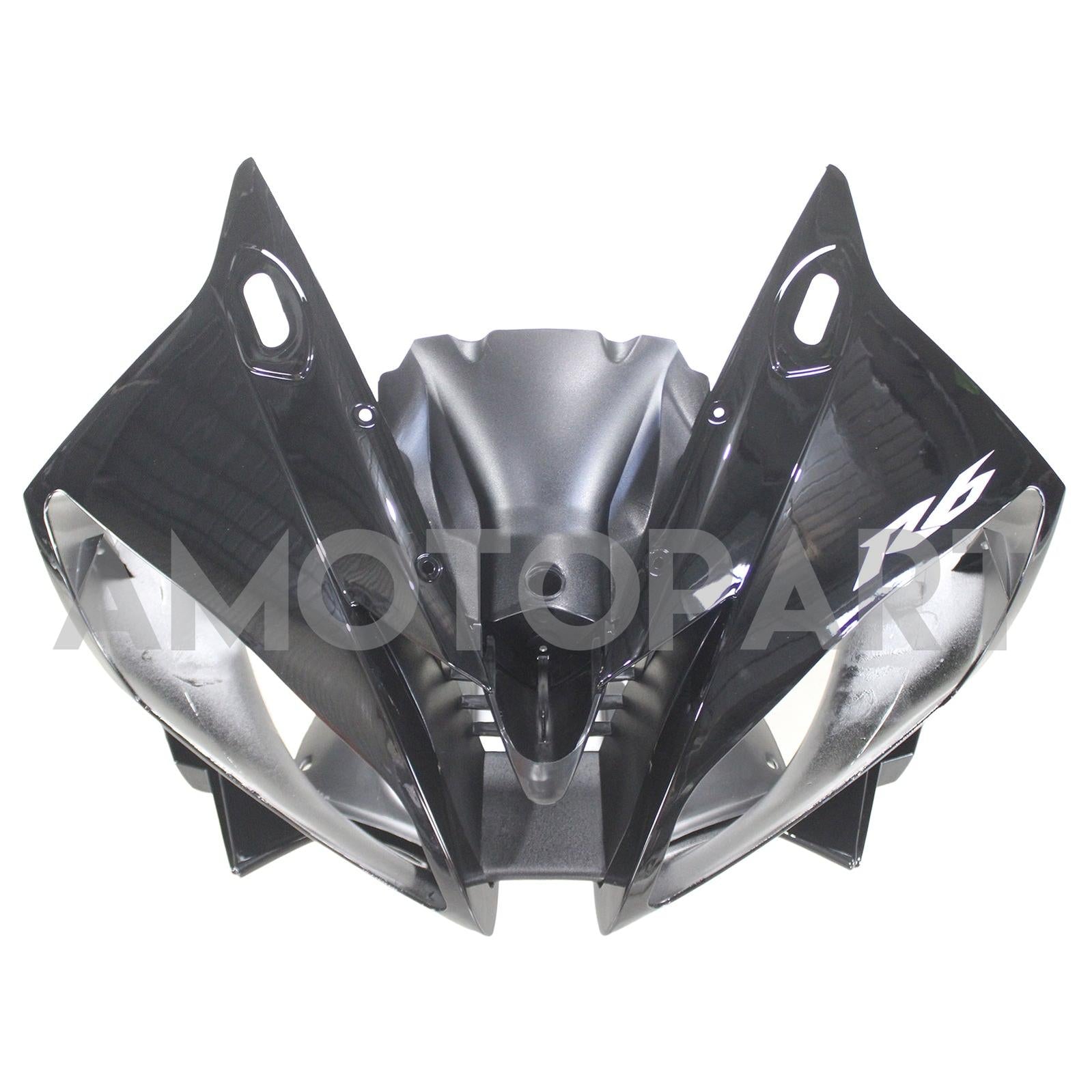 Amotopart Yamaha 2006-2007 YZF 600 R6 All Black Fairing Kit