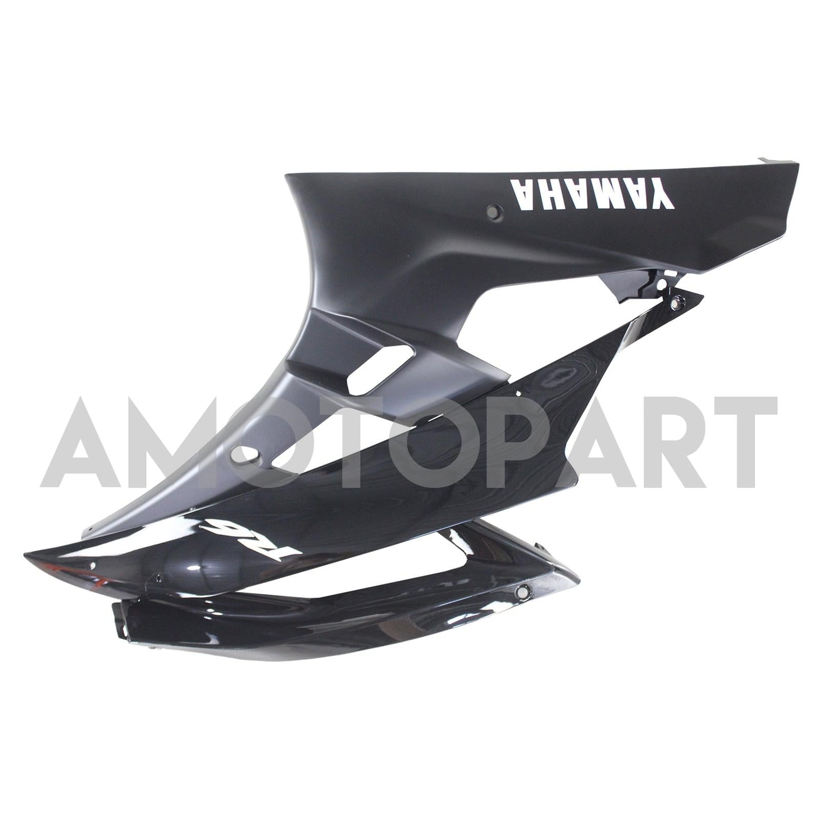 Amotopart Yamaha 2006-2007 YZF 600 R6 All Black Fairing Kit