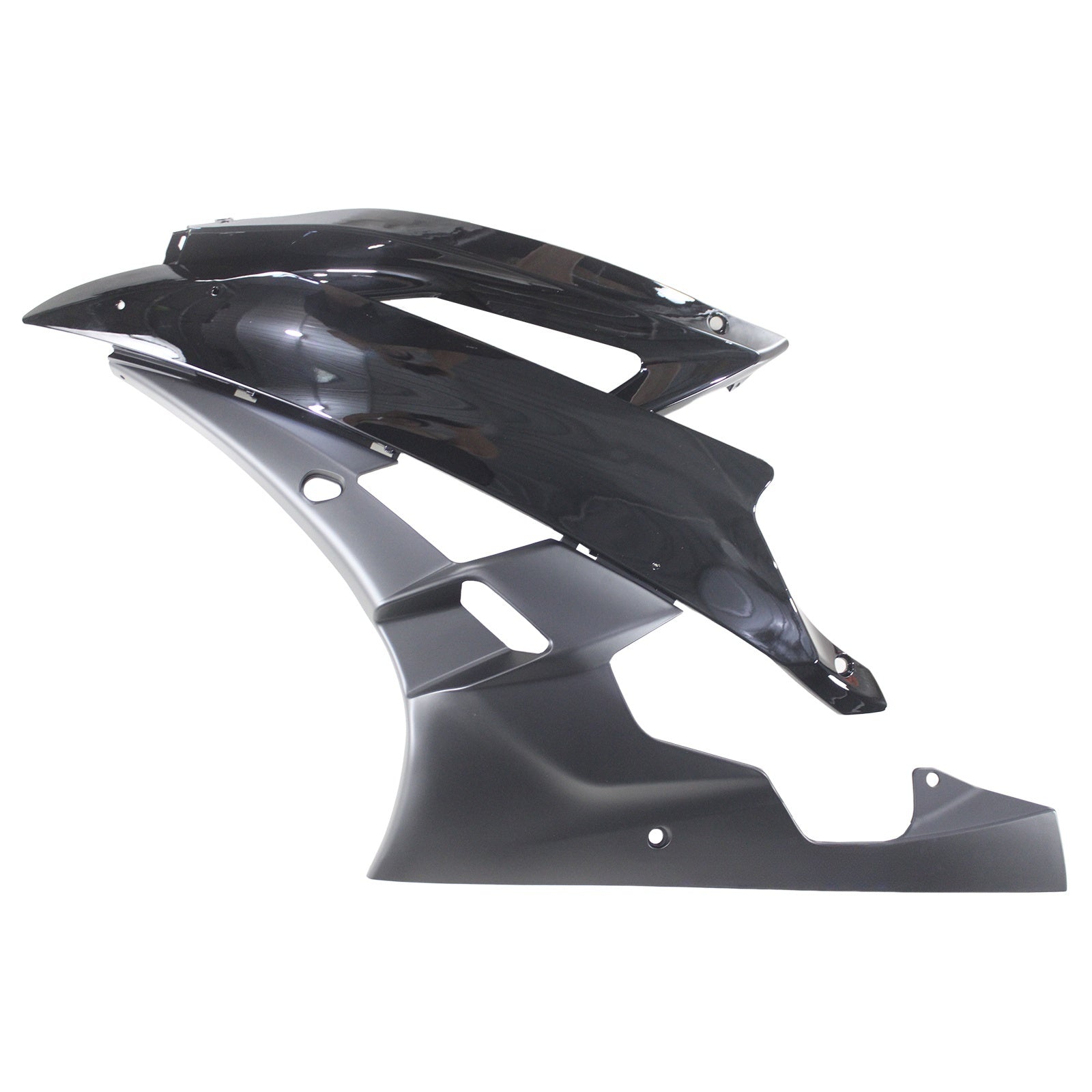 Amotopart Yamaha 2006-2007 YZF 600 R6 All Black Fairing Kit