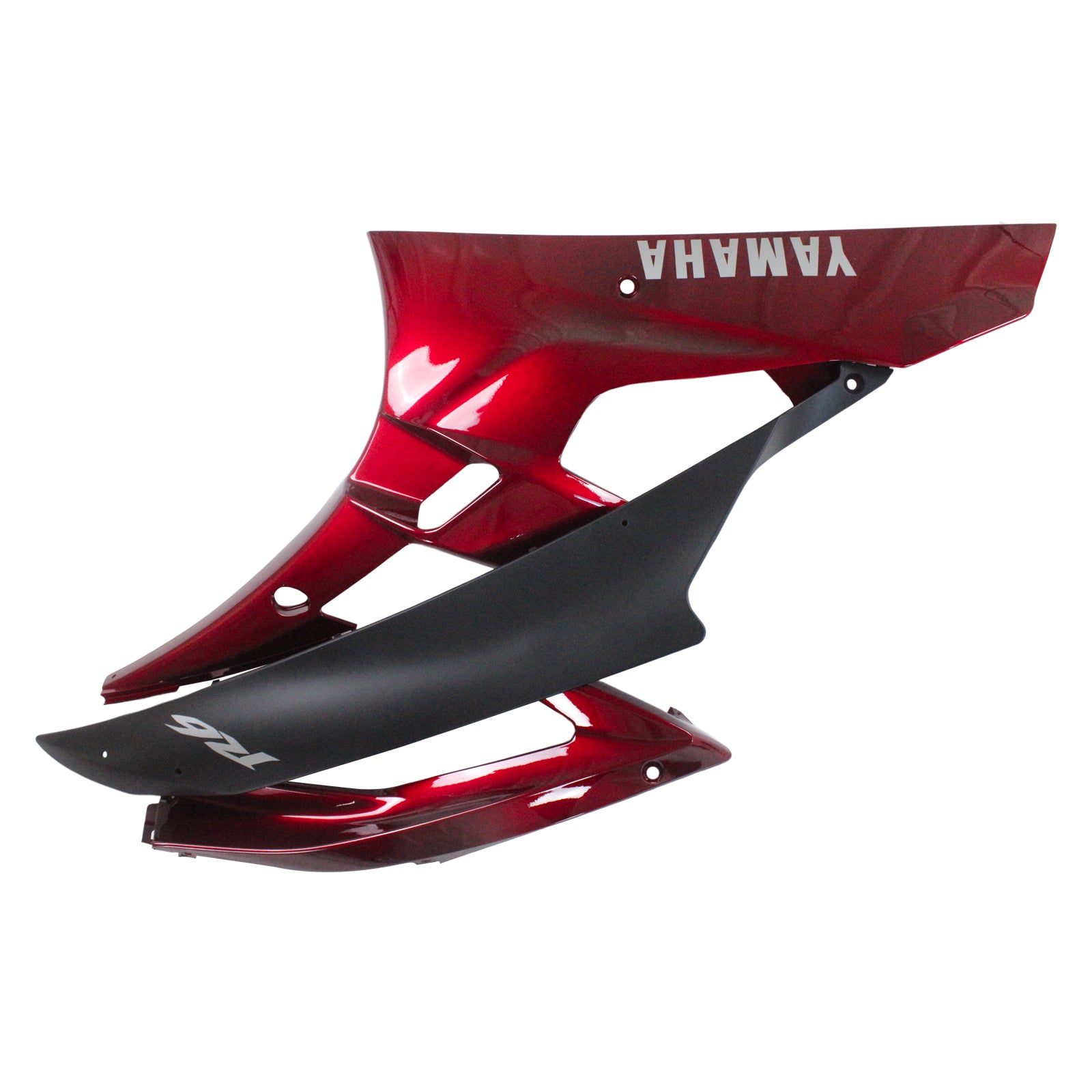 Amotopart Yamaha 2006–2007 YZF 600 R6 Rot Schwarz Verkleidungsset