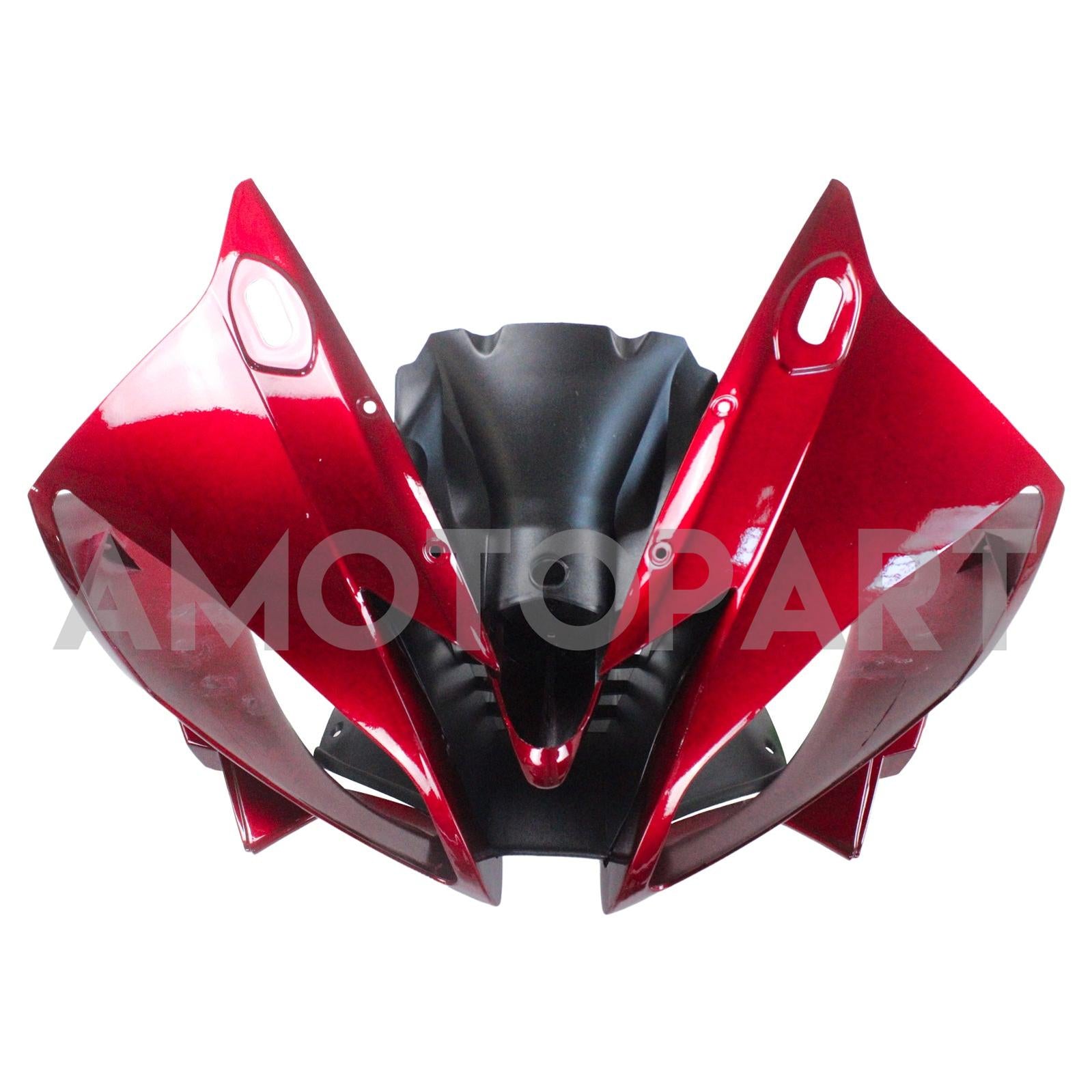 Amotopart Yamaha 2006-2007 YZF 600 R6 Red Black Fairing Kit