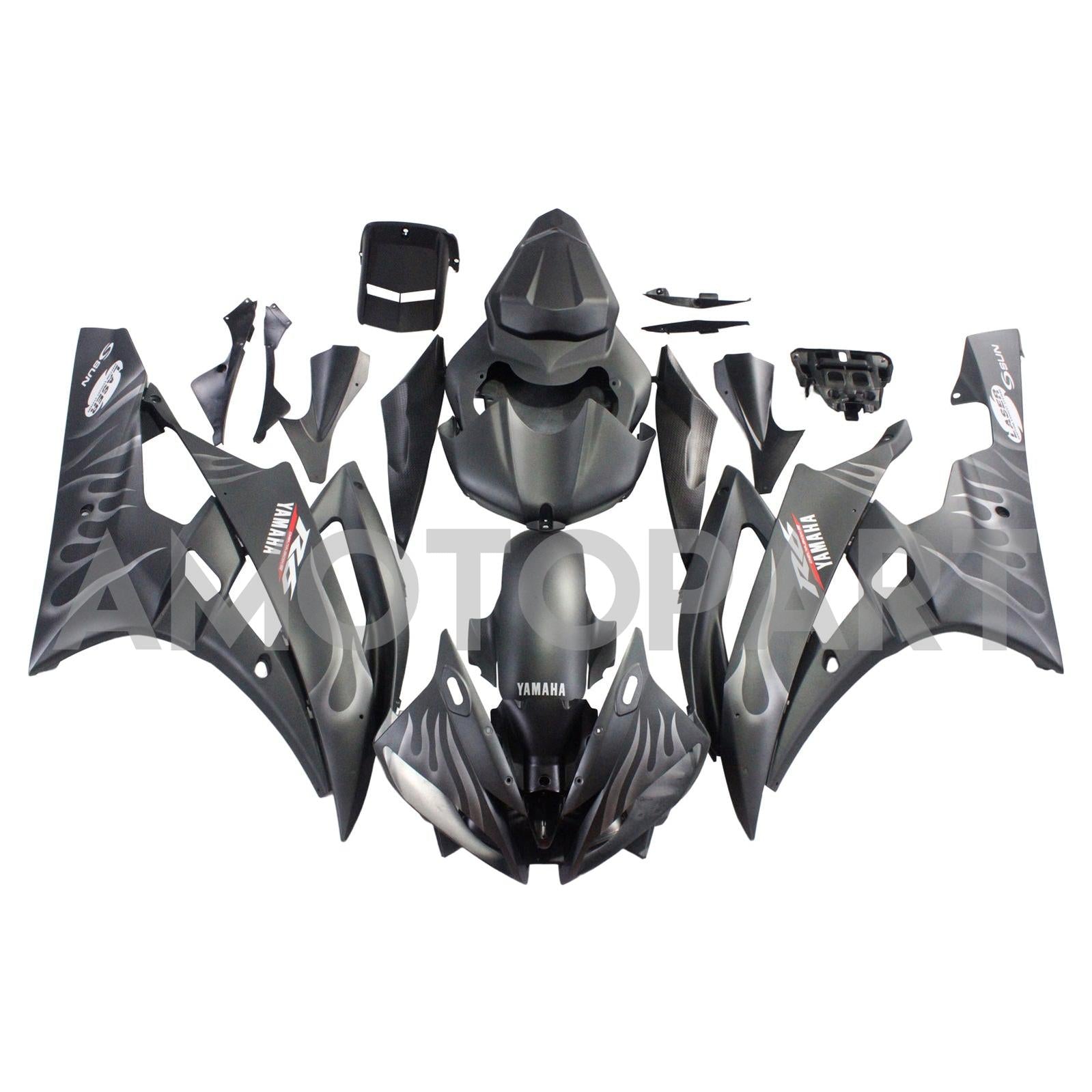 Injektionsverkaufskit Karosserie Kunststoff ABS für Yamaha YZF 600 R6 2006-2007