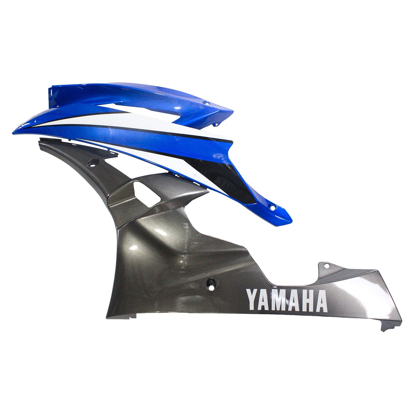 Kit de carénage Amotopart Yamaha 2006-2007 YZF 600 R6 bleu noir