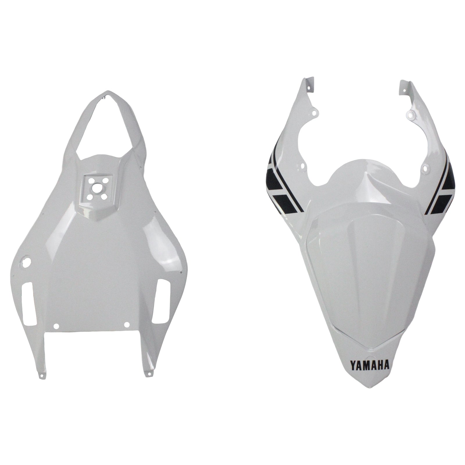 Amotopart Yamaha 2006–2007 YZF 600 R6 weißes Verkleidungsset