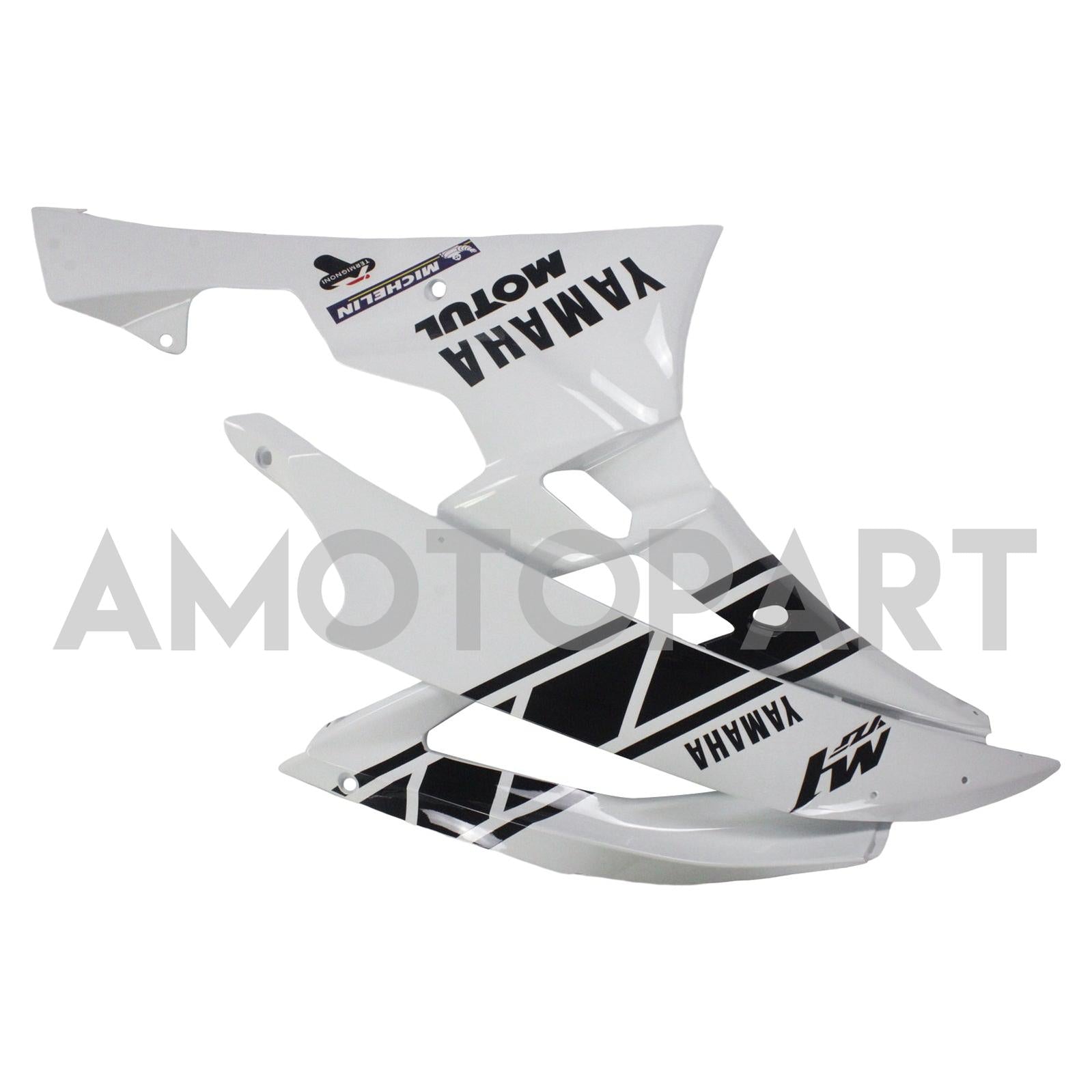 Amotopart Yamaha 2006-2007 YZF 600 R6 White Fairing Kit