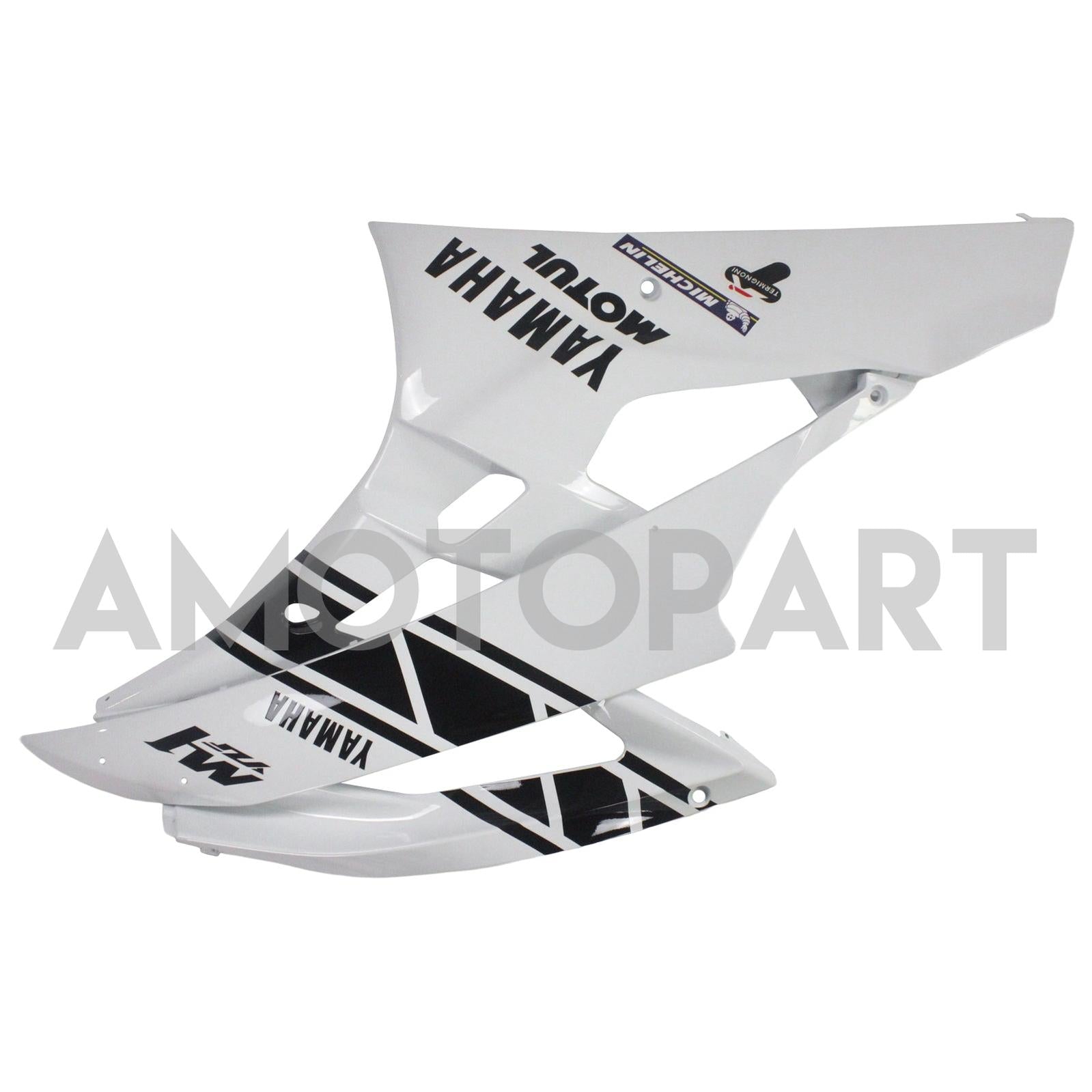 Amotopart Yamaha 2006-2007 YZF 600 R6 White Fairing Kit