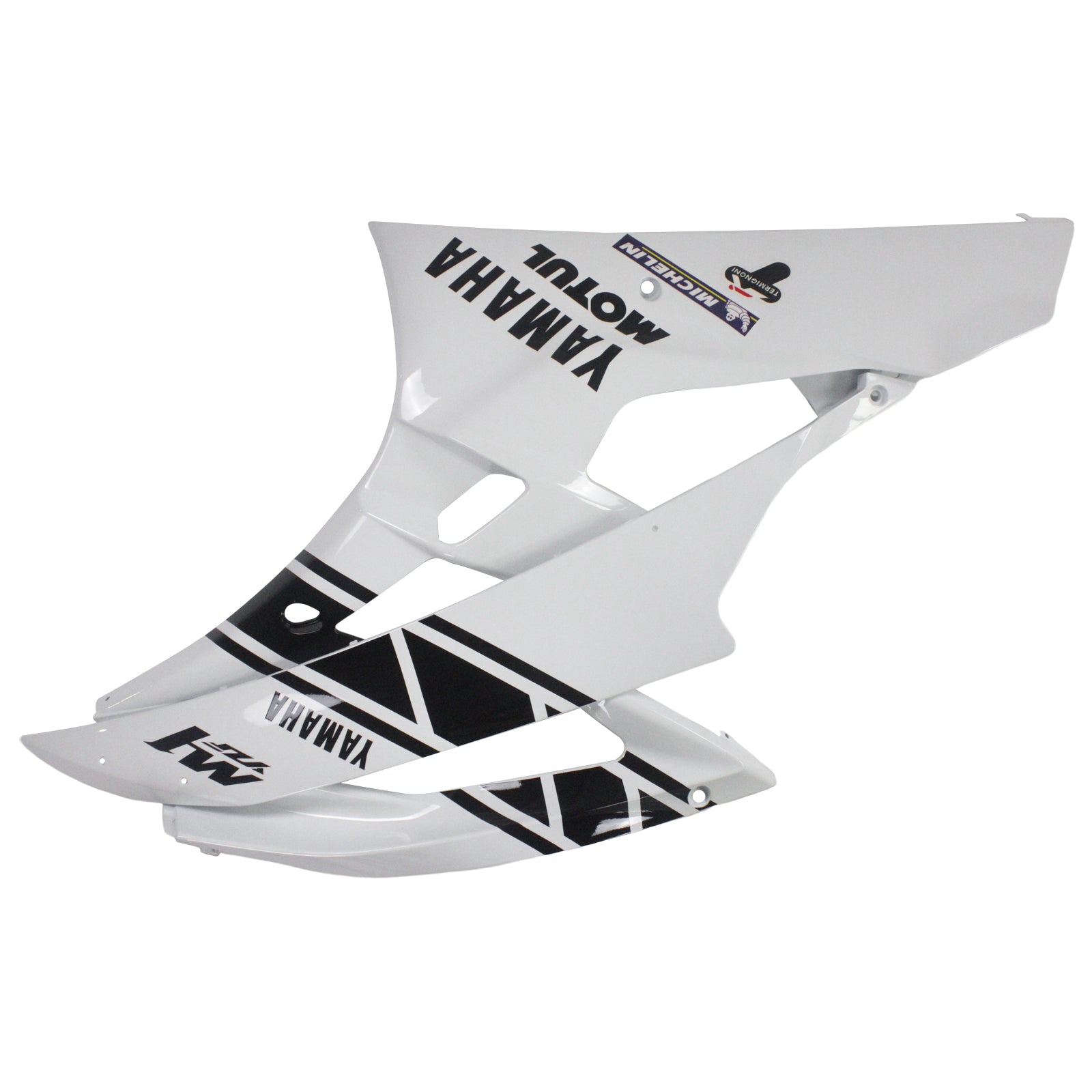 Amotopart Yamaha 2006-2007 YZF 600 R6 White Fairing Kit