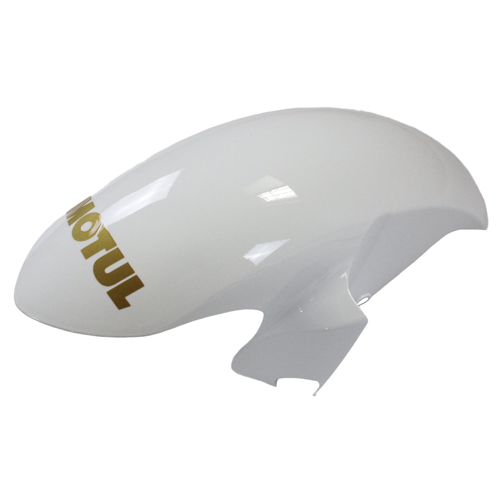 Amotopart Yamaha 2006–2007 YZF 600 R6 weiß-goldenes Verkleidungsset