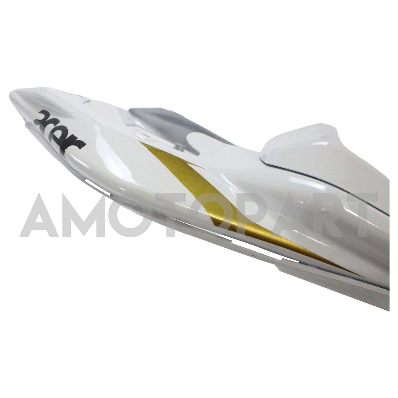 Amotopart Yamaha 2006-2007 YZF 600 R6 White Golden Fairing Kit