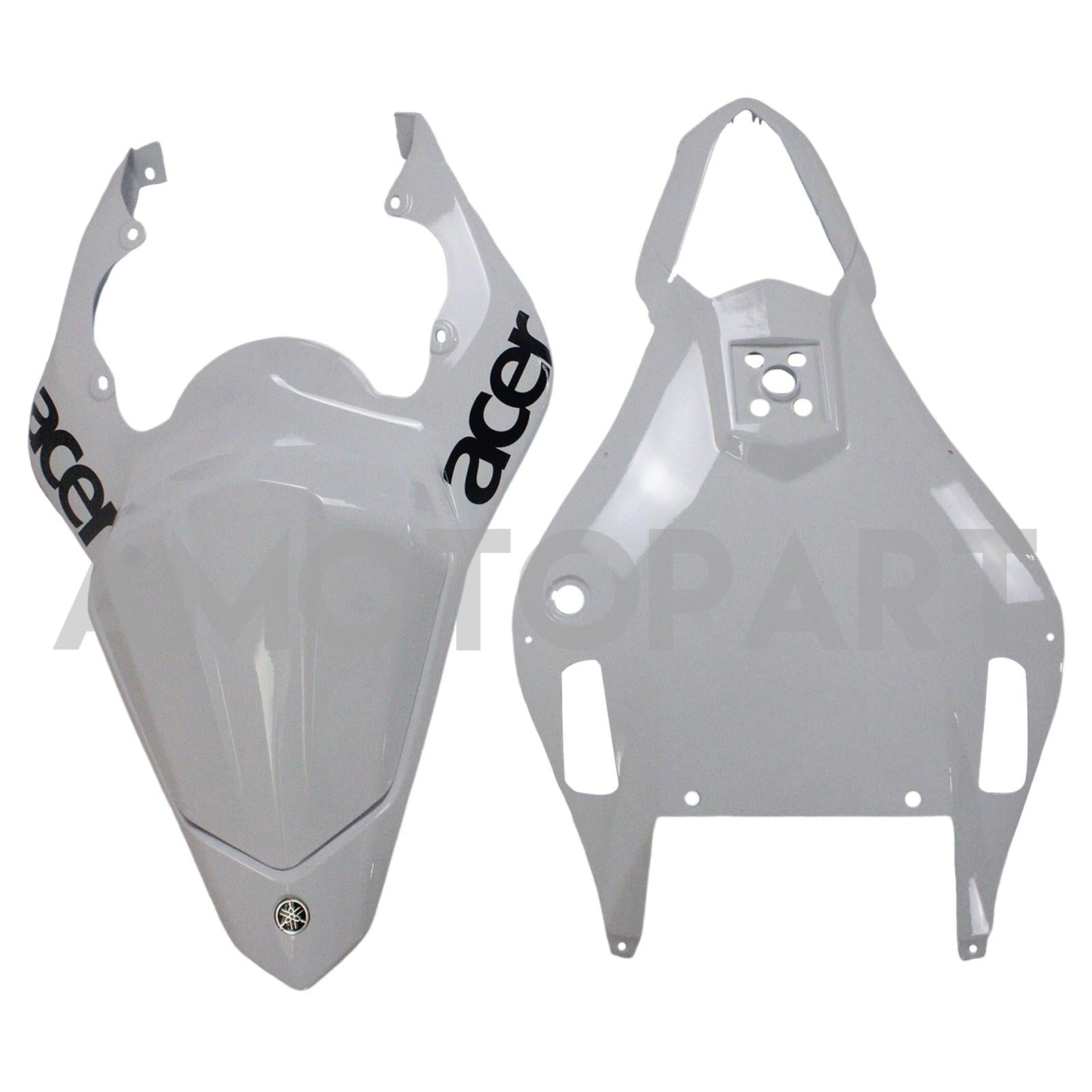 Amotopart 2006-2007 Yamaha YZF 600 R6 Red & White Fairing Kit