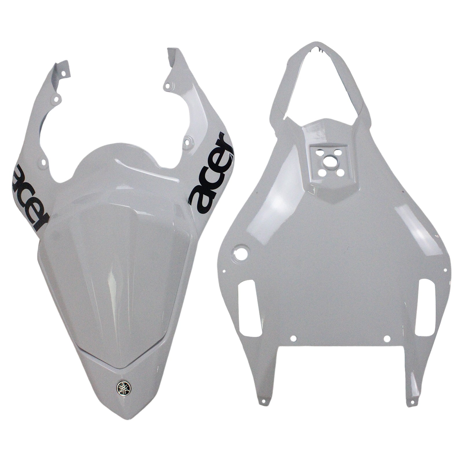 Amotopart 2006-2007 Yamaha YZF 600 R6 Red & White Fairing Kit