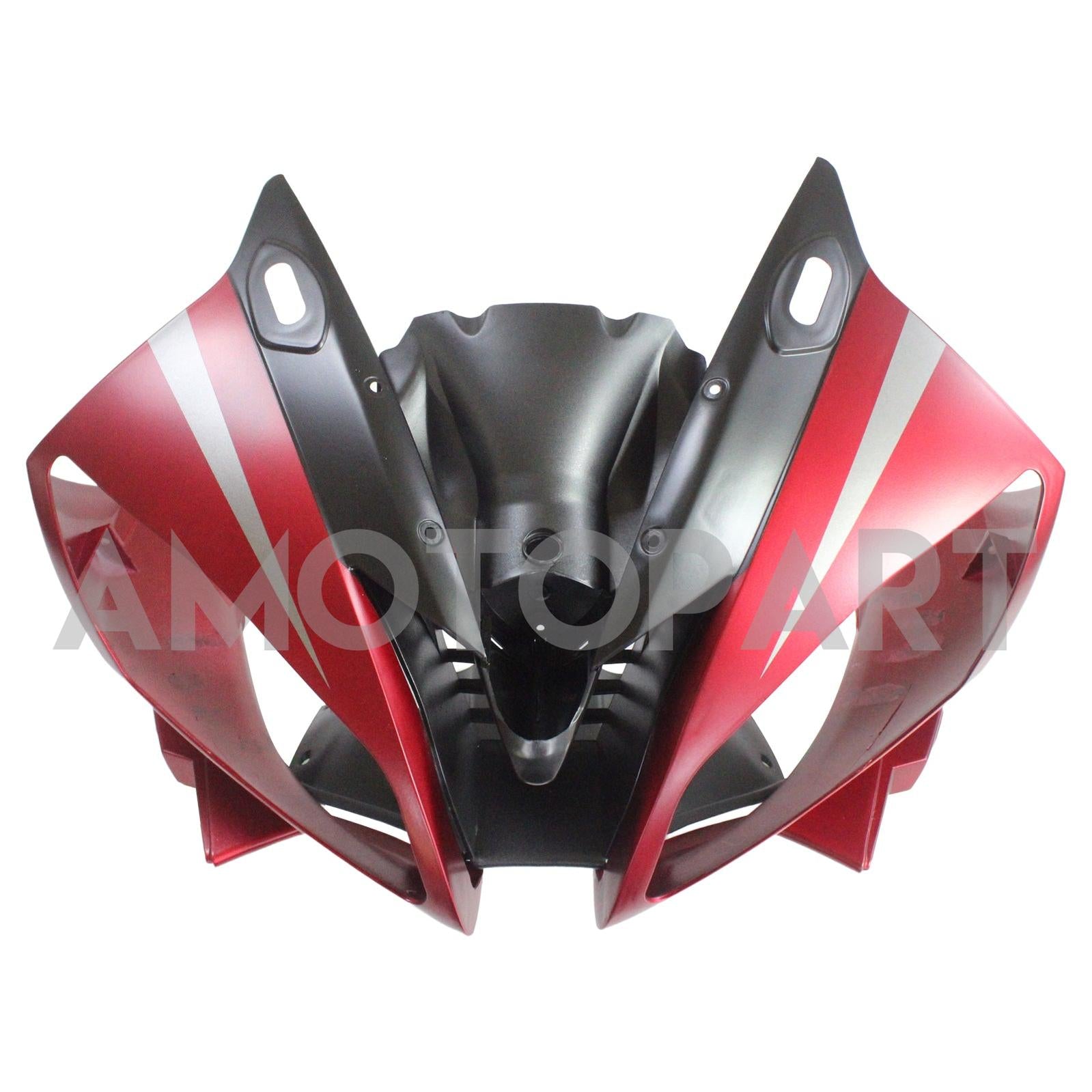 Amotopart 2006-2007 YZF 600 R6 Yamaha Red & Black Fairing Kit