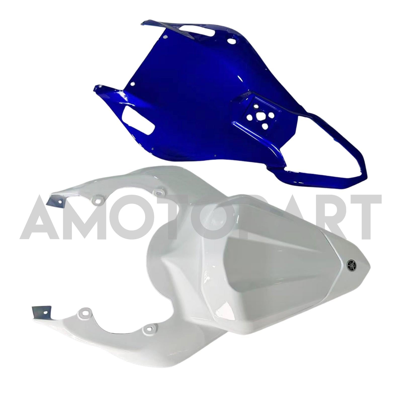 Amotopart Yamaha 2006-2007 YZF 600 R6 White Blue Fairing Kit