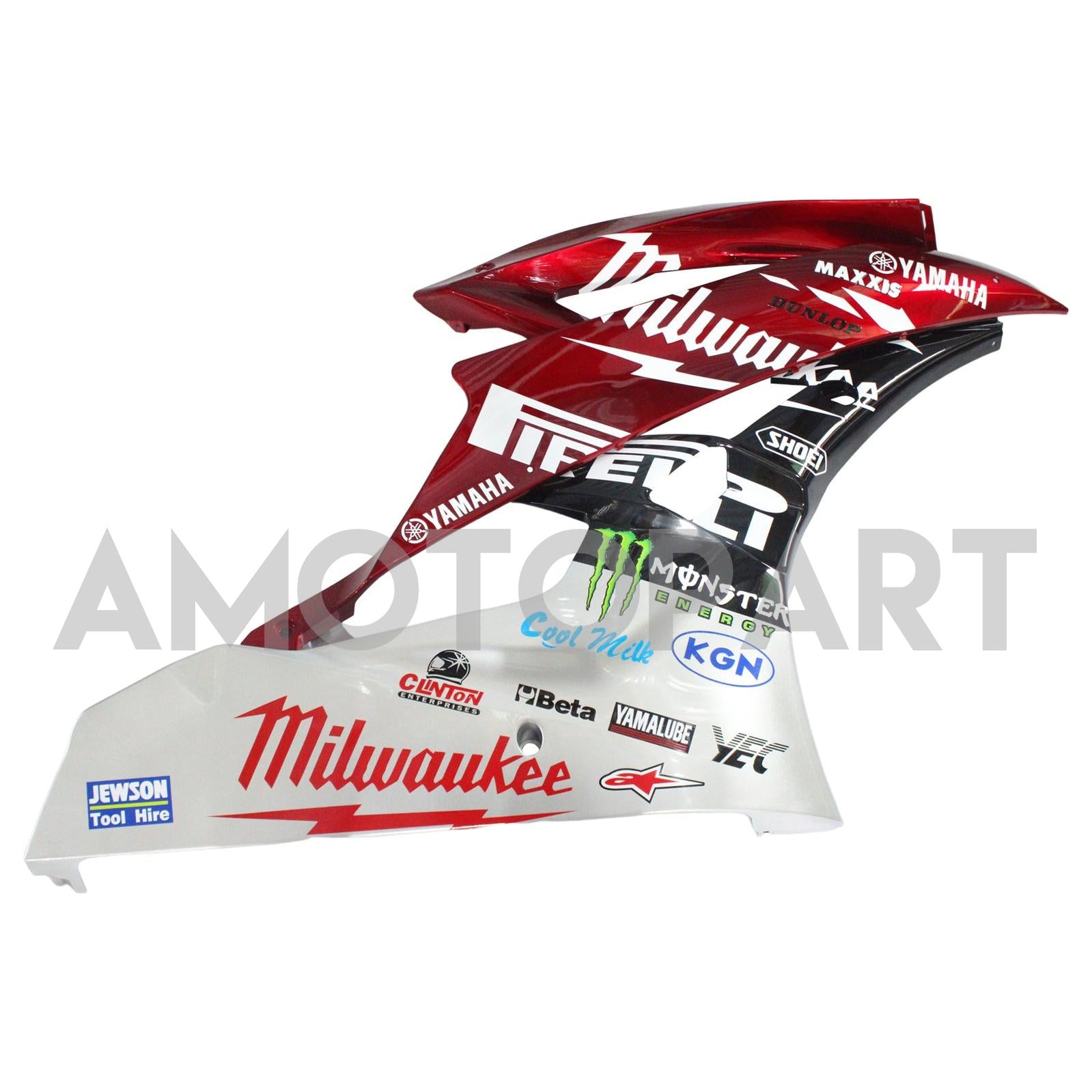 Injektionssats Kit Bodywork Plastic Abs Fit för Yamaha YZF 600 R6 2006-2007