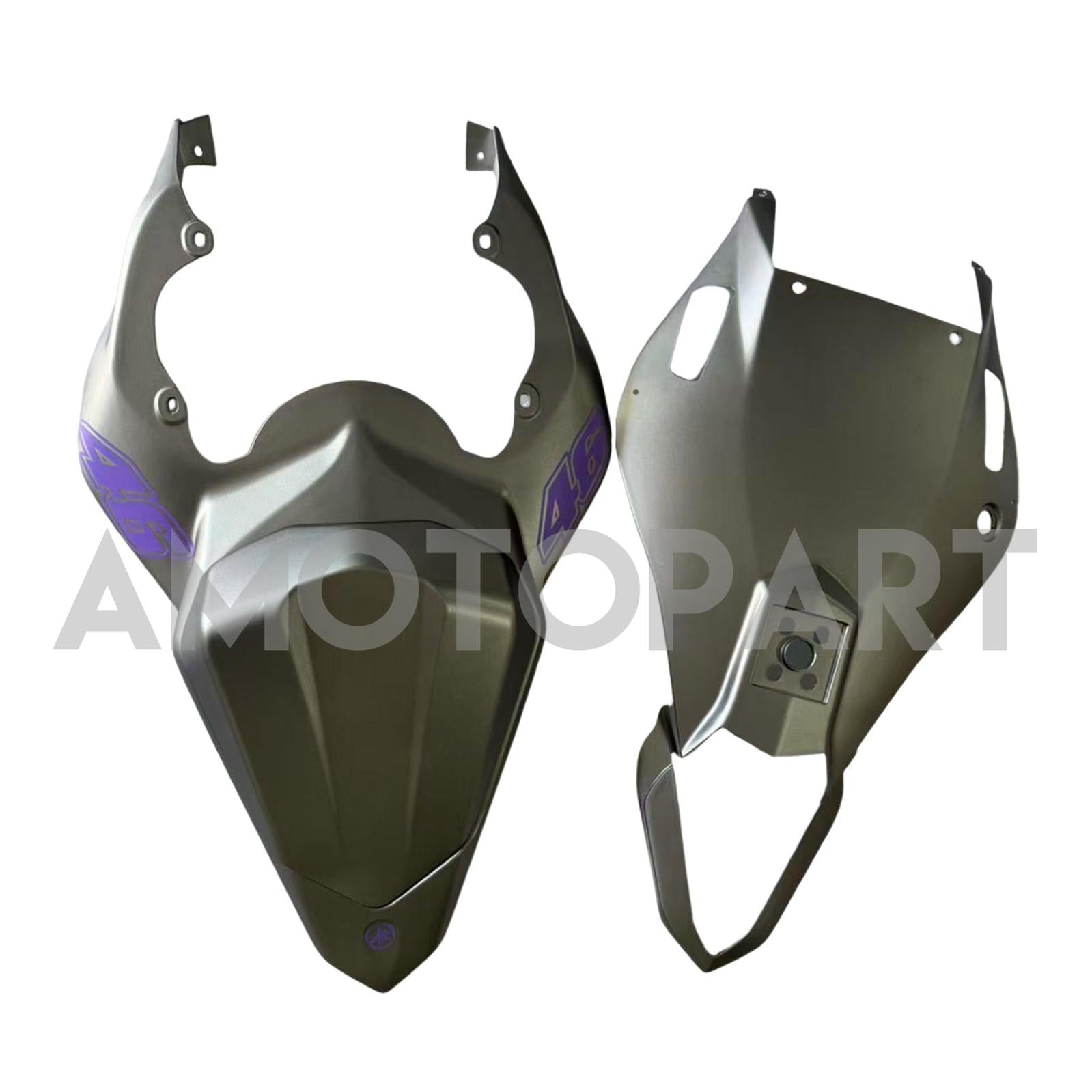 Amotopart ヤマハ 2006-2007 YZF 600 R6 スライバー パープル フェアリング キット