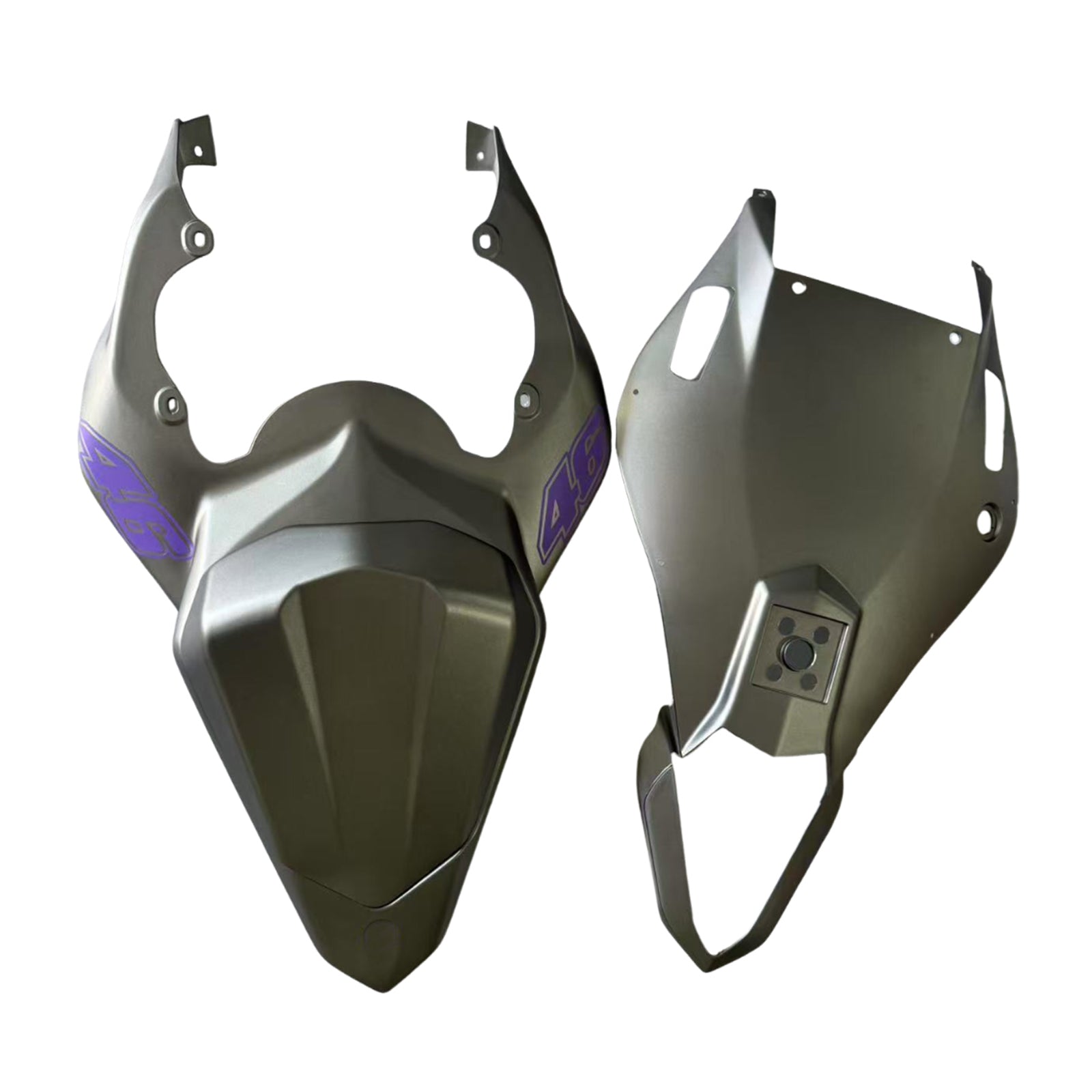 Amotopart Yamaha 2006-2007 YZF 600 R6 Sliver Purple Fairing Kit