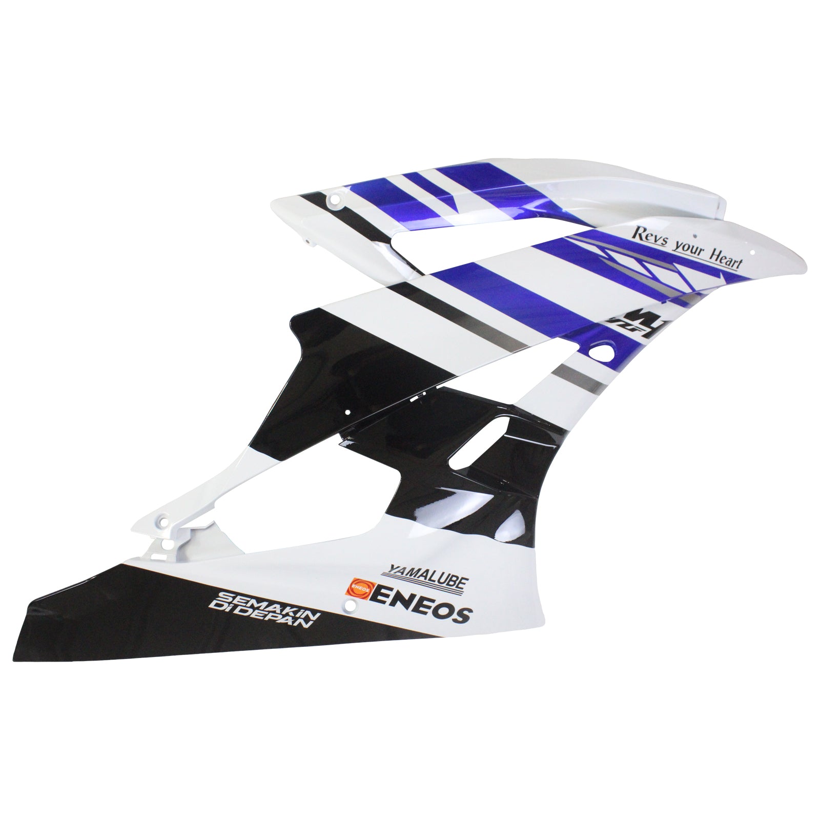 Amotopart Yamaha YZF 600 R6 2006-2007 Blue & White Fairing Kit