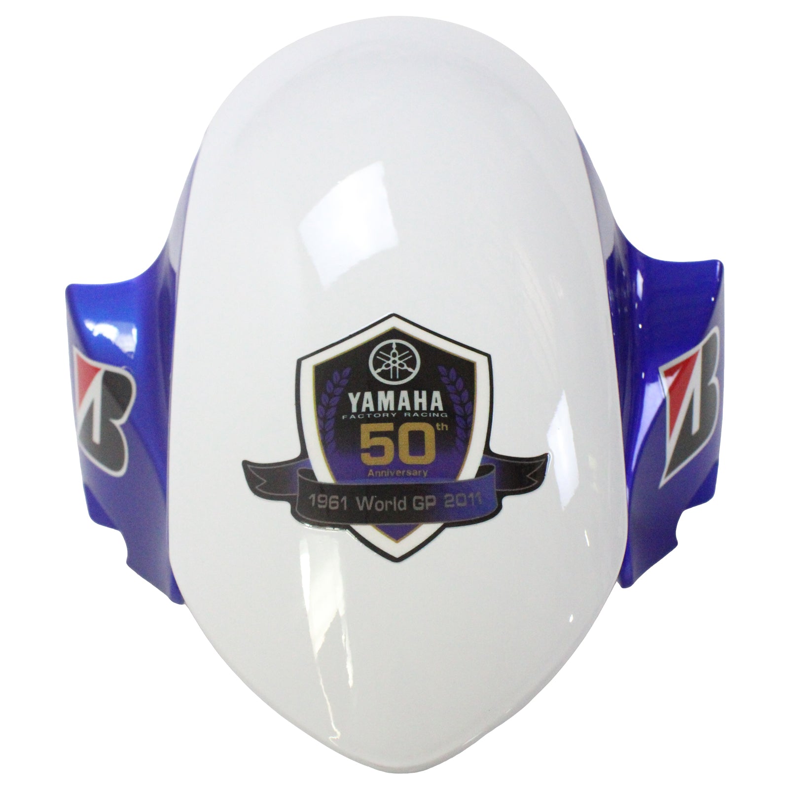 Amotopart Verkleidungsset für Yamaha YZF 600 R6 2006–2007, Blau und Weiß