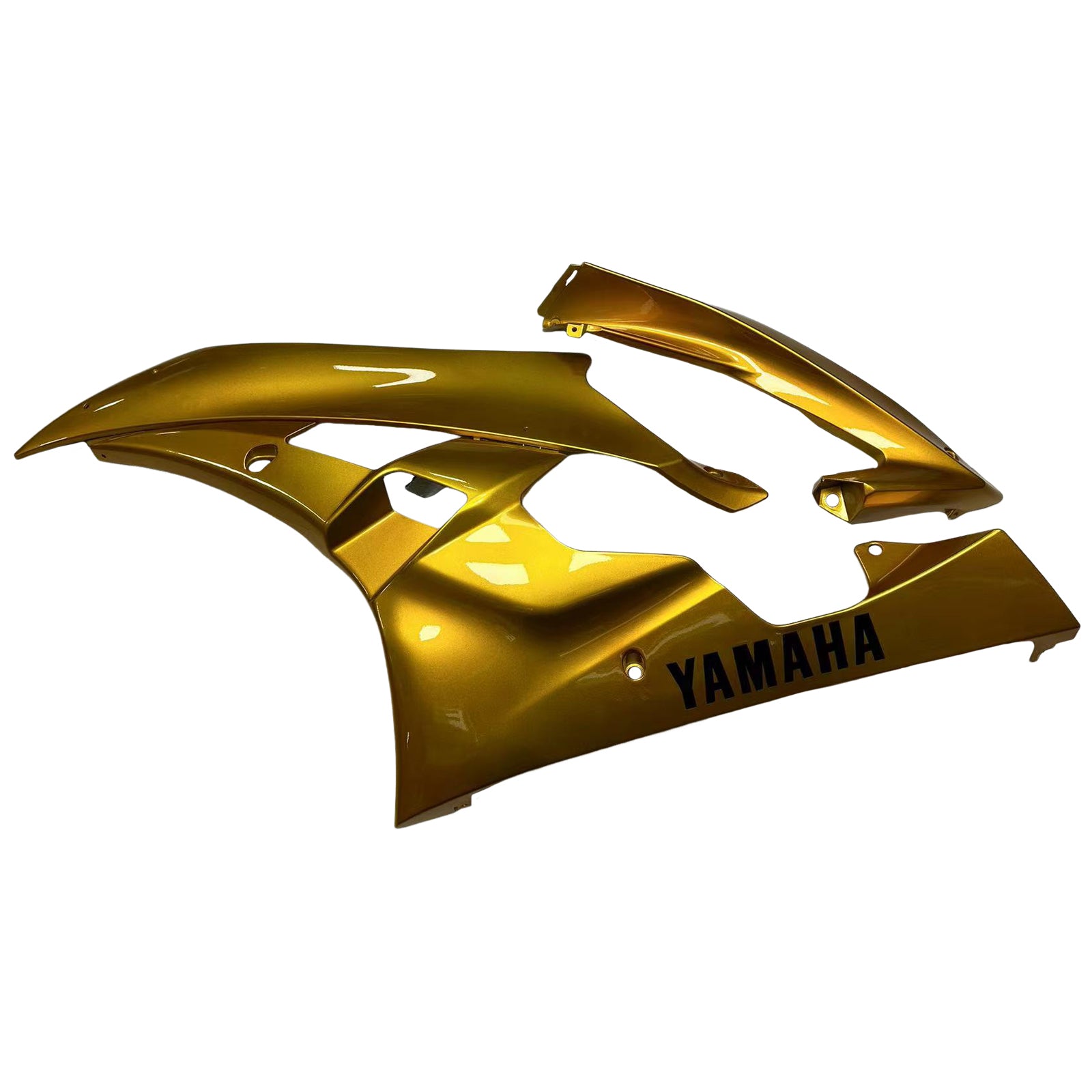 Amotopart Verkleidungsset für Yamaha YZF 600 R6 2006–2007, glänzendes Gold