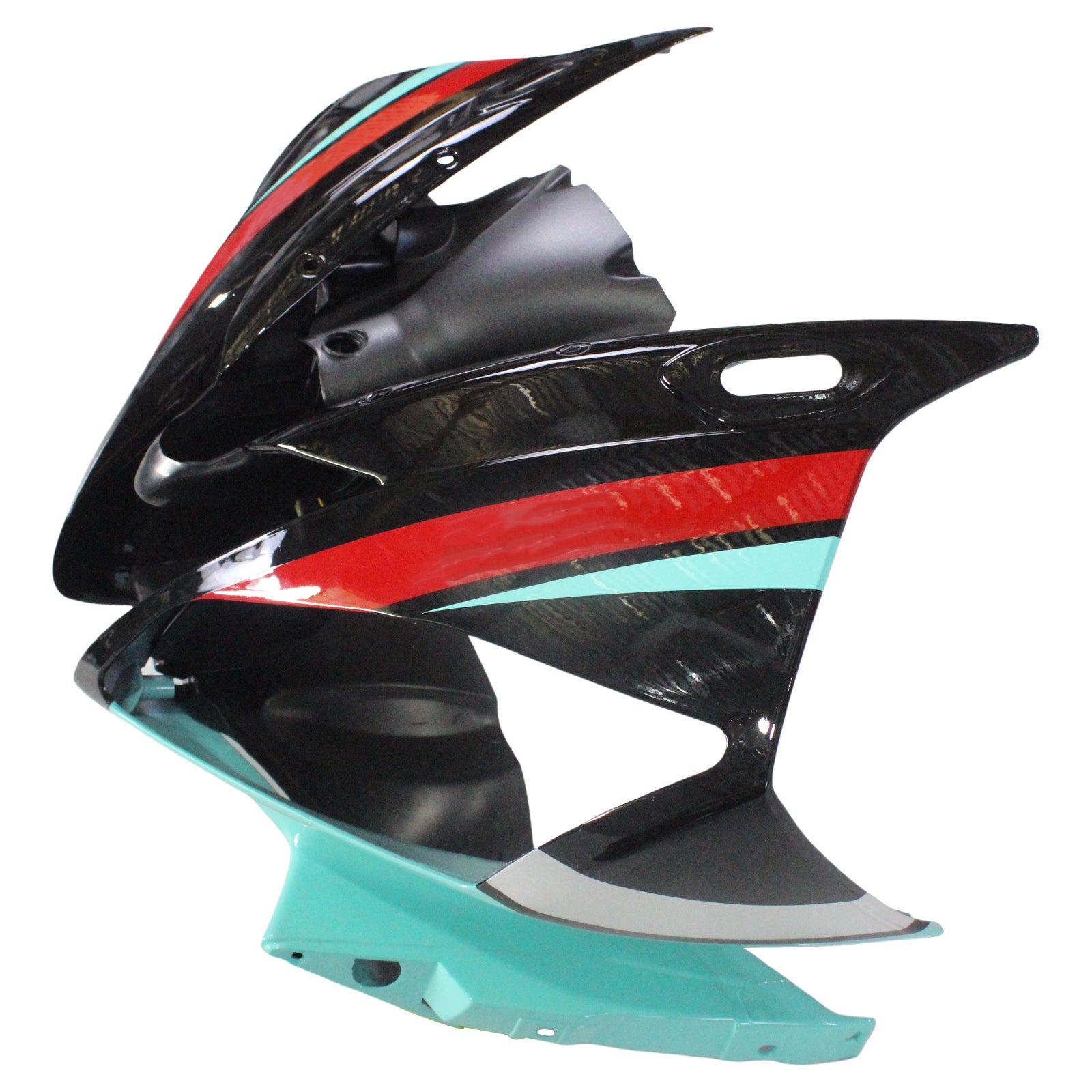Amotopart Yamaha YZF 600 R6 2006-2007 Green & Black Patronus Fairing Kit