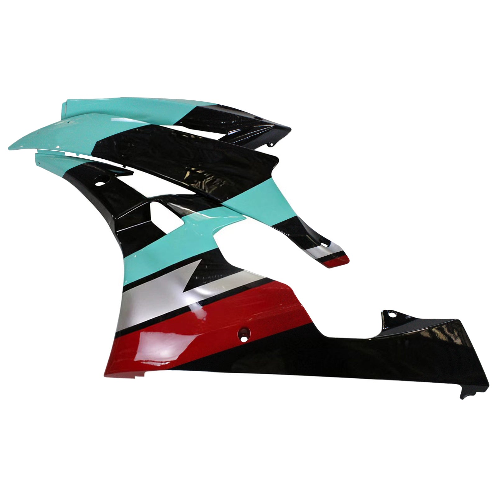 Amotopart Yamaha YZF 600 R6 2006-2007 Green & Black Patronus Fairing Kit