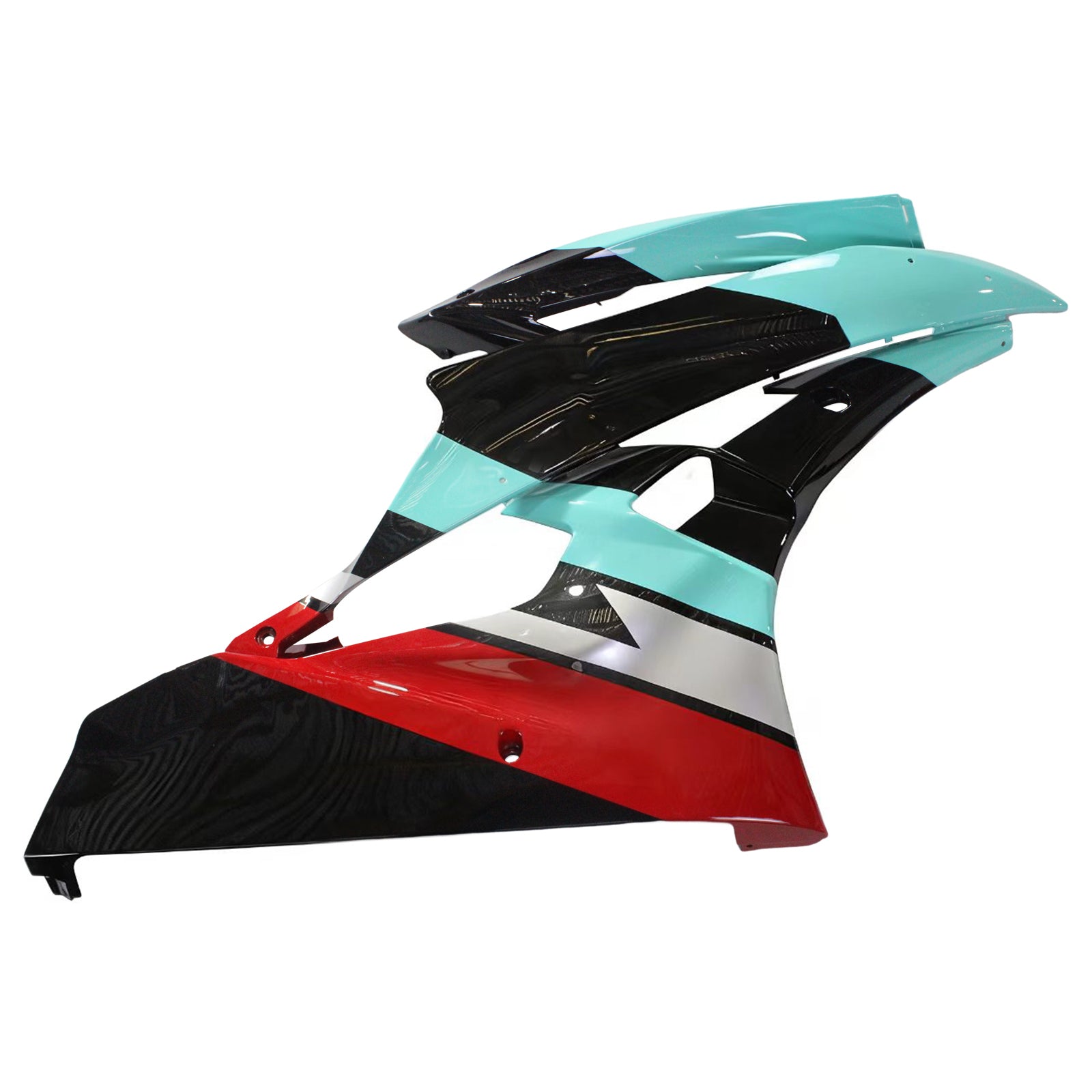 Amotopart Yamaha YZF 600 R6 2006-2007 Green & Black Patronus Fairing Kit