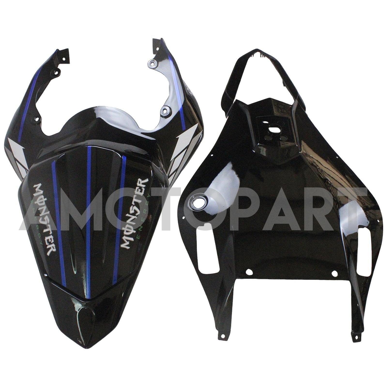 Amotopart 2006-2007 Yamaha YZF 600 R6 Blue&Black Monster Fairing Kit