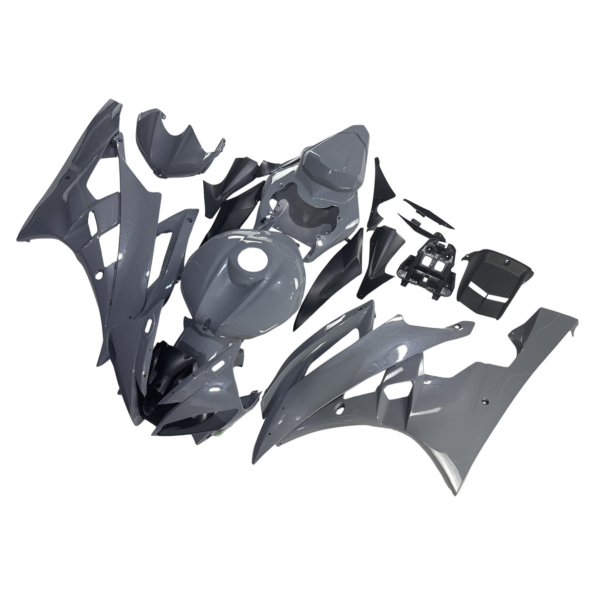 Amotopart 2006-2007 Yamaha YZF-R6 Grey Kiting Kit