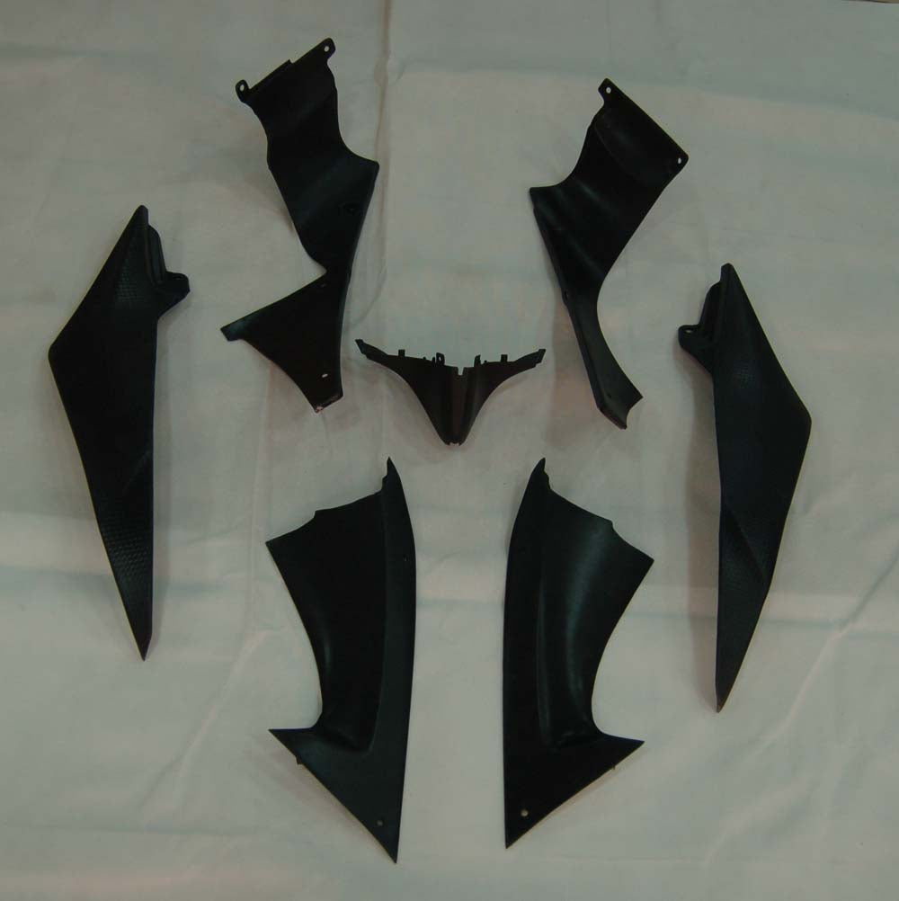 Amotopart 2008-2016 Yamaha YZF 600 R6 Black Petronas Style1 Fairing Kit