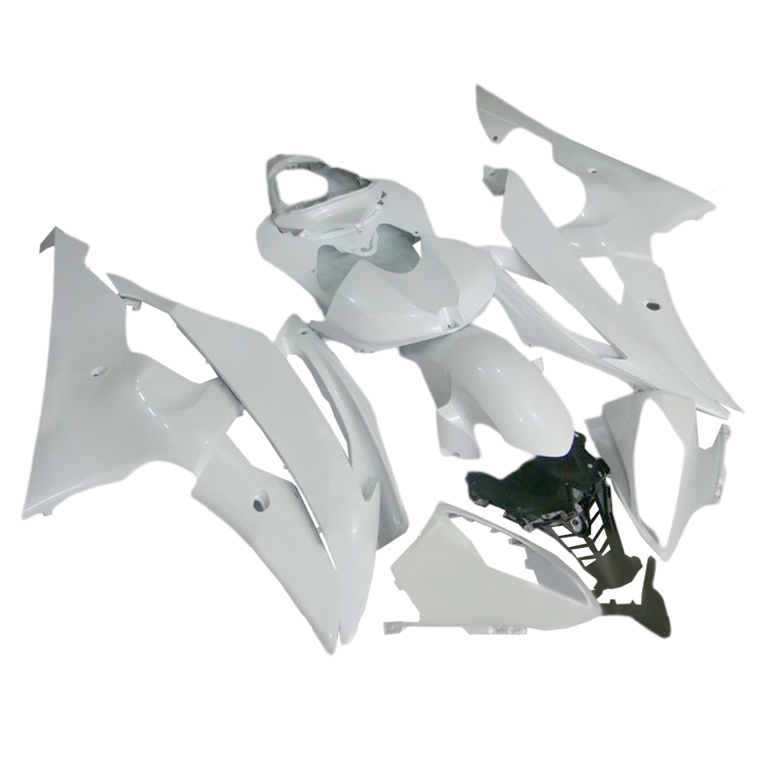 Amotopart 2008-2016 YAMAHA YZF 600 R6 WHITE KUIST KIT