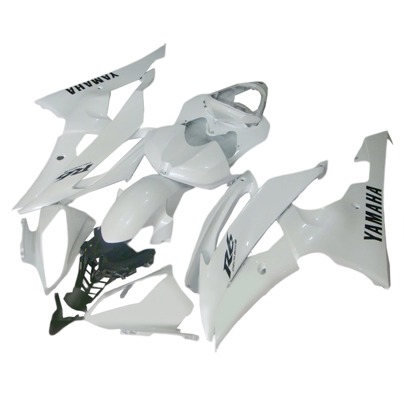 Amotopart 2008-2016 R6 Yamaha Fairing White Kit