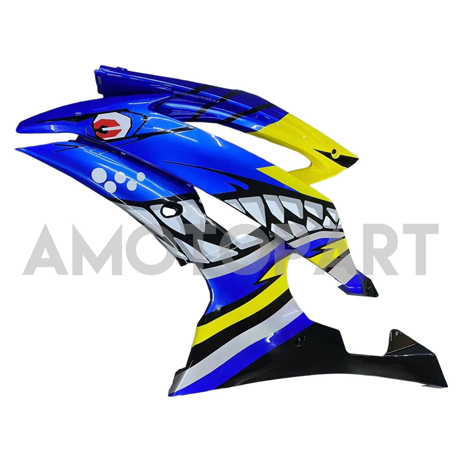 Amotopart 2008-2016 Yamaha YZF 600 R6 Blue Yellow Fairing Kit