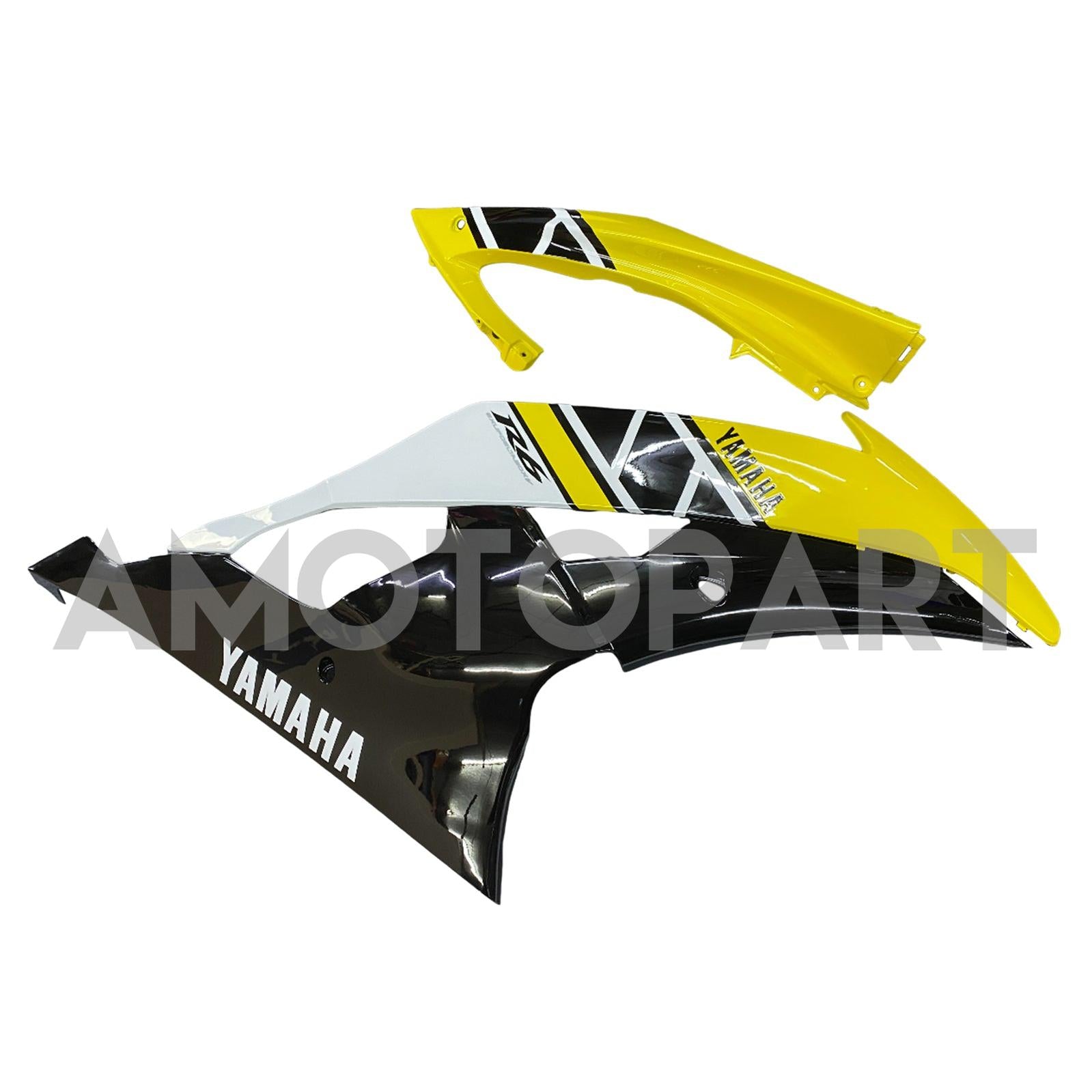 Amotopart Yamaha 2008-2016 YZF 600 R6 Yellow Black Fairing Kit
