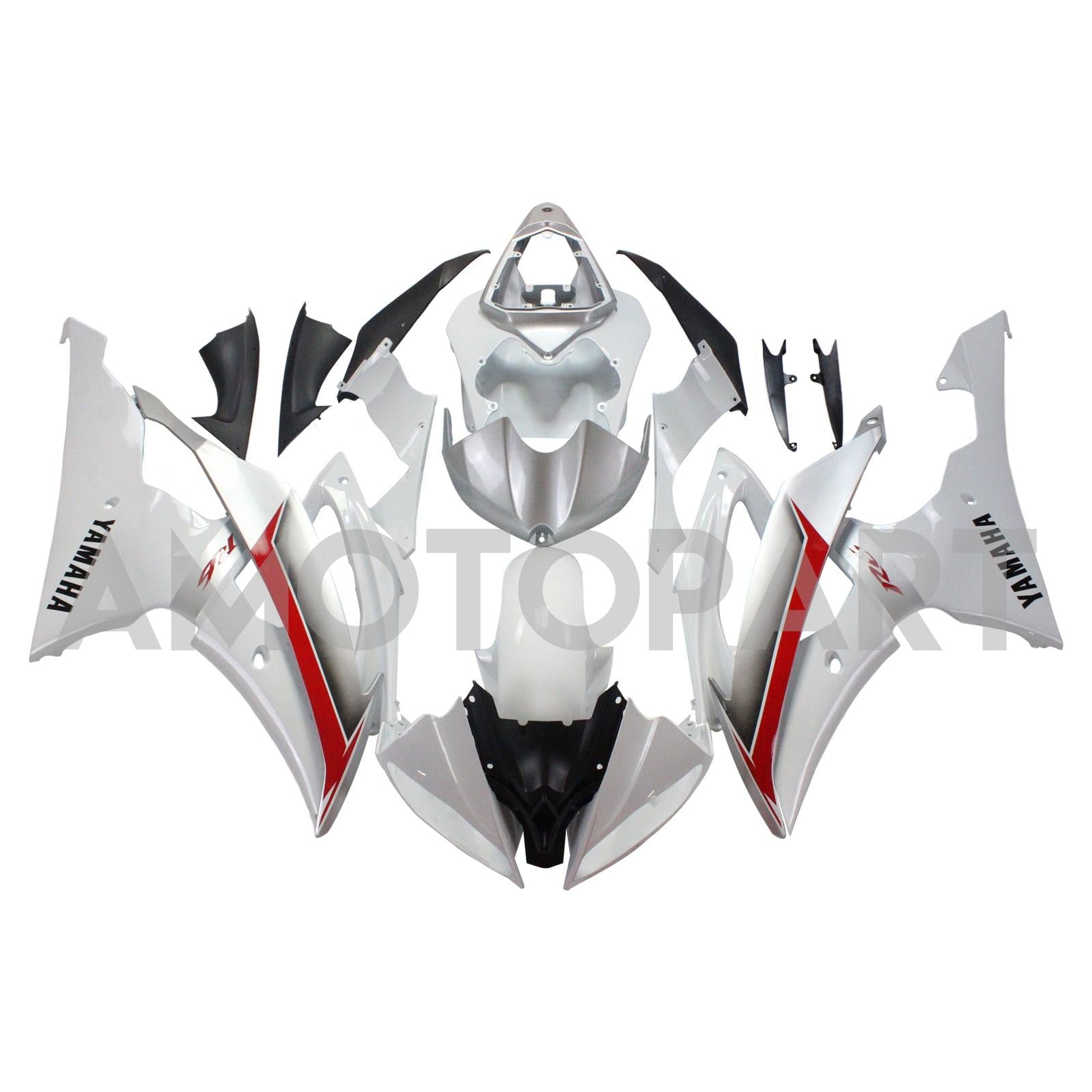Injection Fairing Kit Bodywork Plastic ABS fit For Yamaha YZF 600 R6 2008-2016