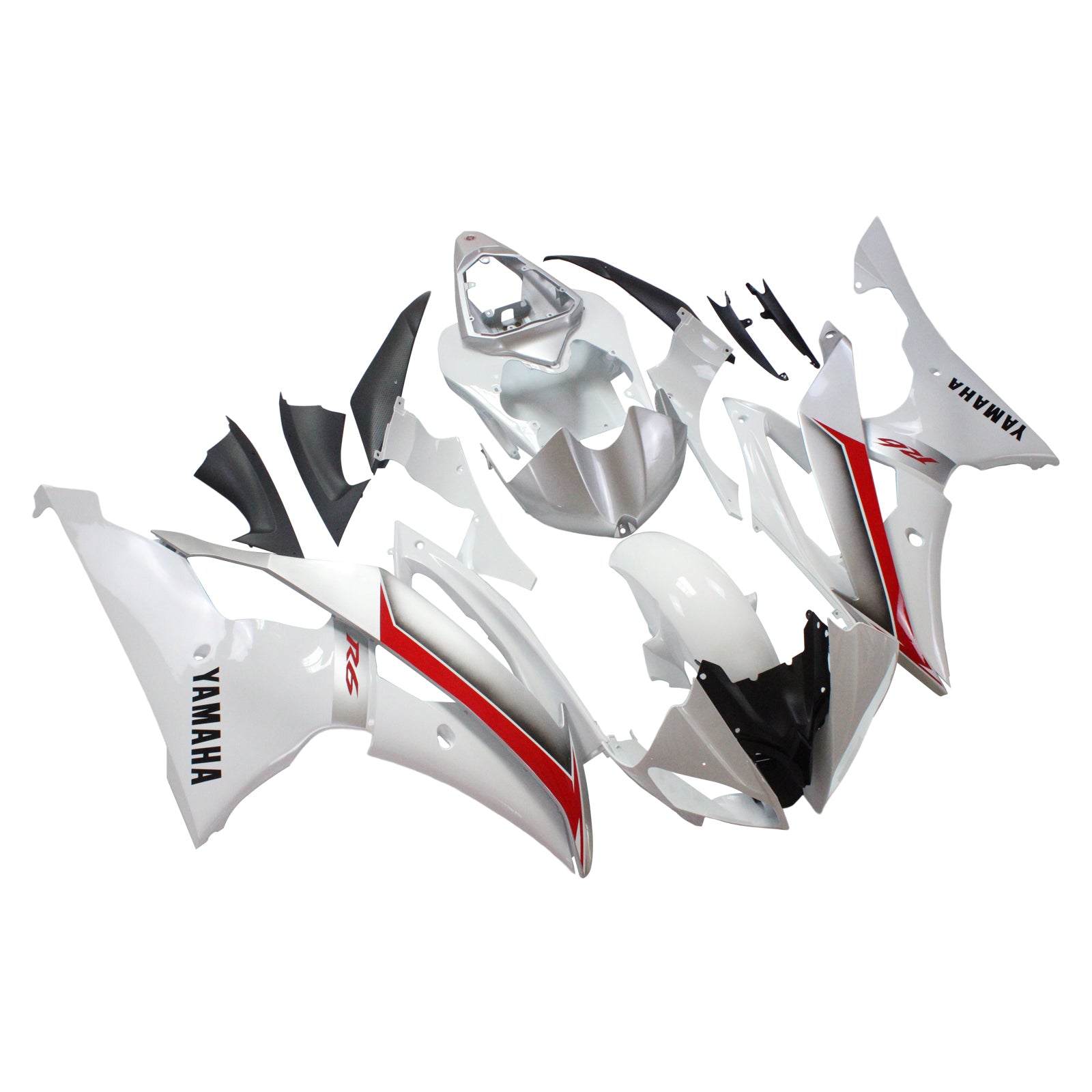 Injection Fairing Kit Bodywork Plastic ABS fit For Yamaha YZF 600 R6 2008-2016