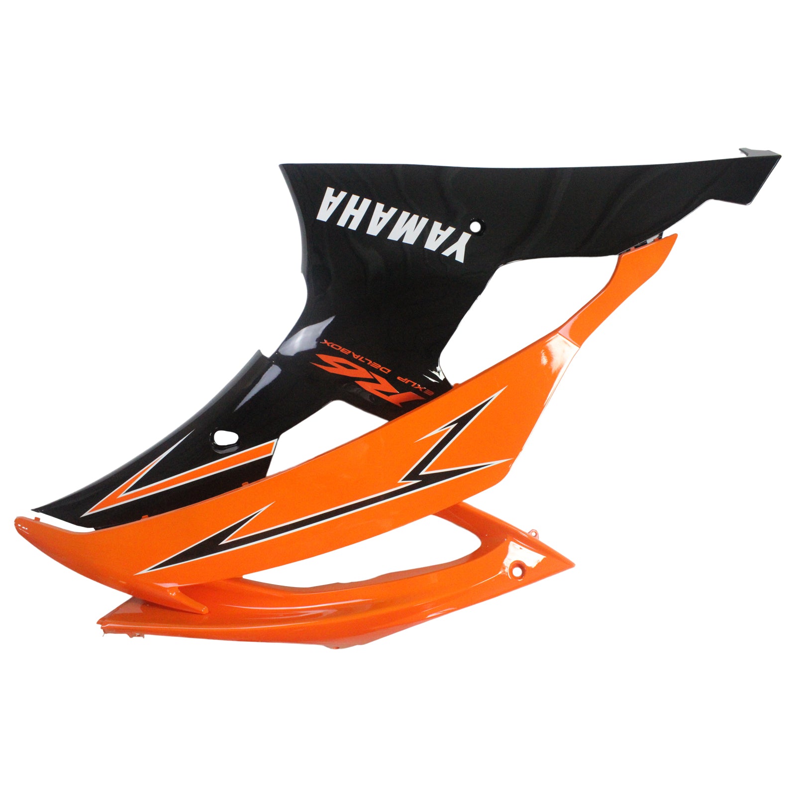 Amotopart Yamaha 2008–2016 YZF 600 R6 Orange Schwarz Verkleidungsset