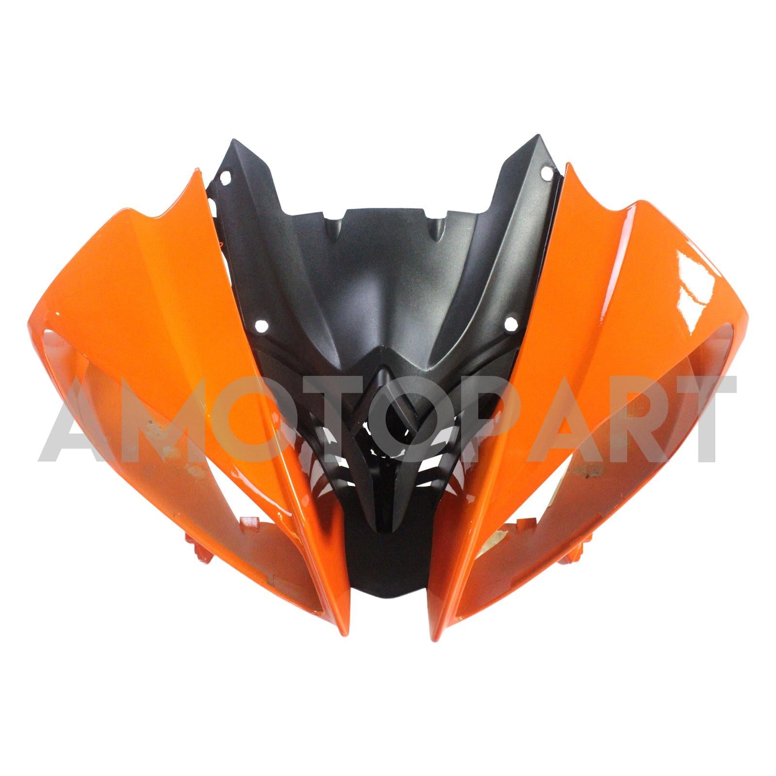 Amotopart Yamaha 2008-2016 YZF 600 R6 Orange Black Fairing Kit