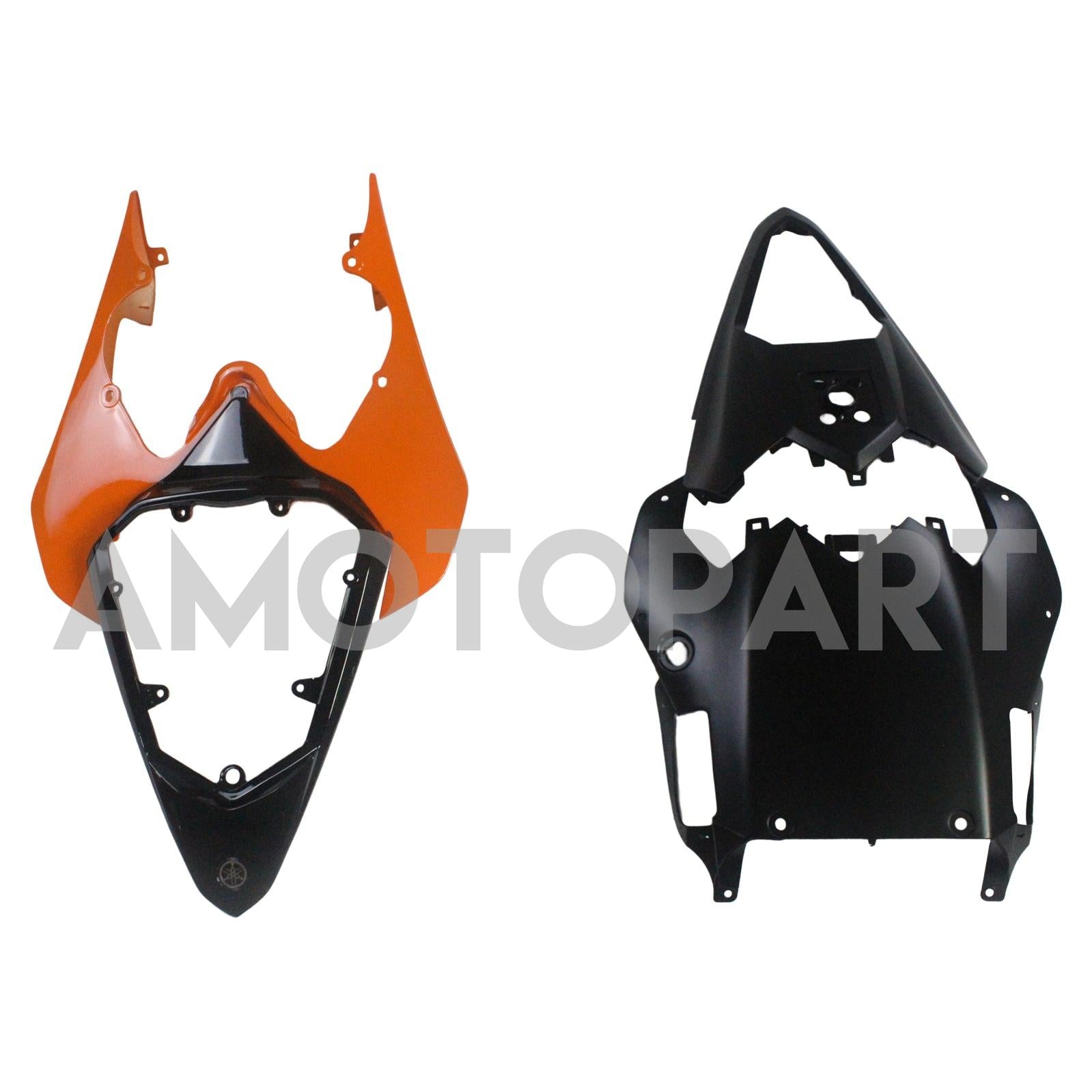 Amotopart Yamaha 2008-2016 YZF 600 R6 Orange Black Fairing Kit