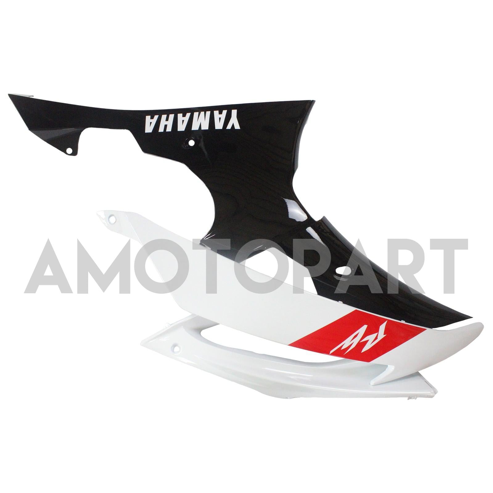 Amotopart 2008-2016 Yamaha YZF 600 R6 Red White Fairing Zestaw